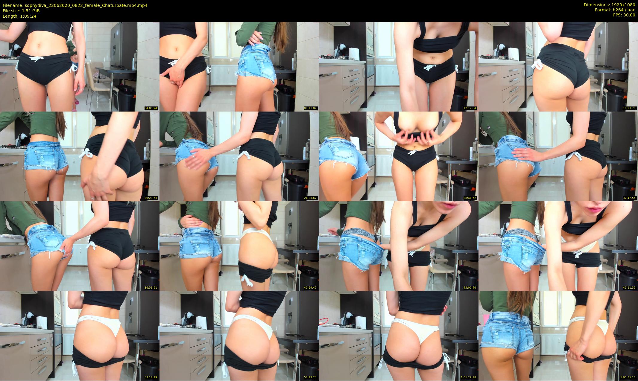 sophydiva — 70 minute Chaturbate female cam show recording, 1080p, Jun 22, 2020