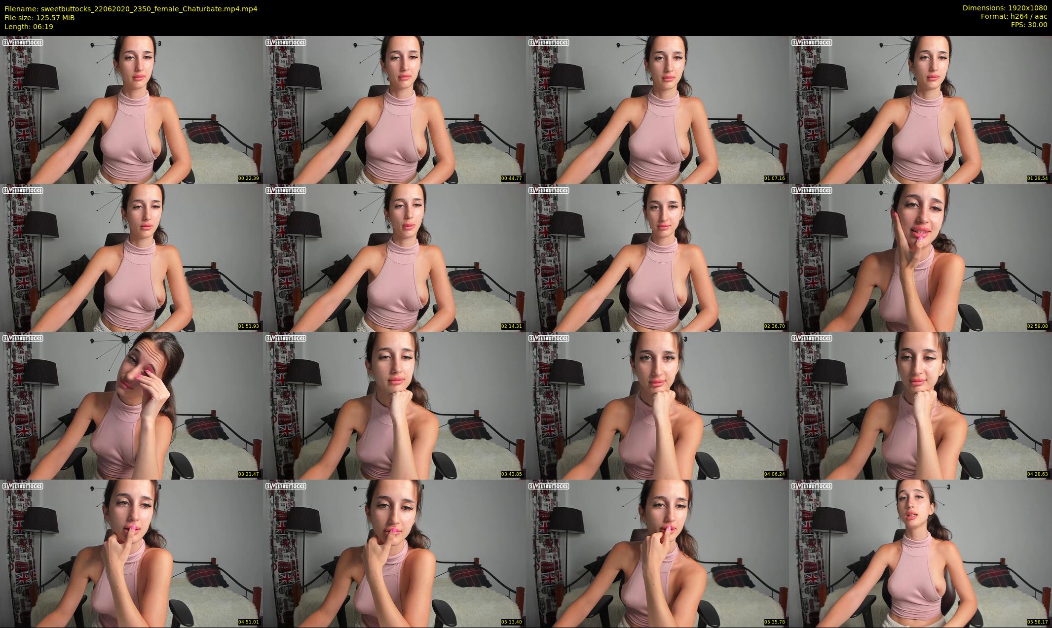 sweetbuttocks — 7 minute Chaturbate female cam show recording, 1080p, Jun 22, 2020