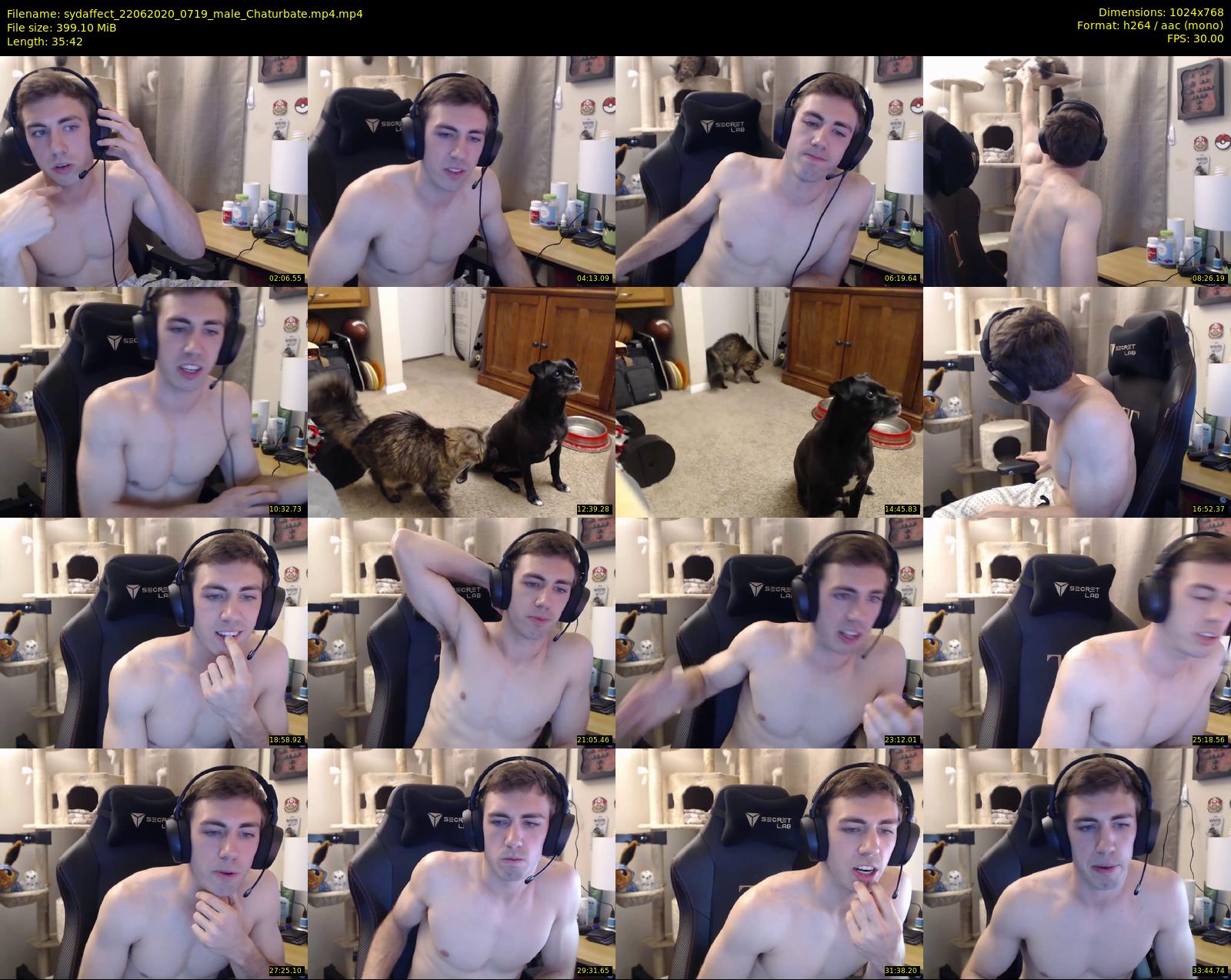 sydaffect — 36 minute Chaturbate male cam show recording, 720p, Jun 22, 2020