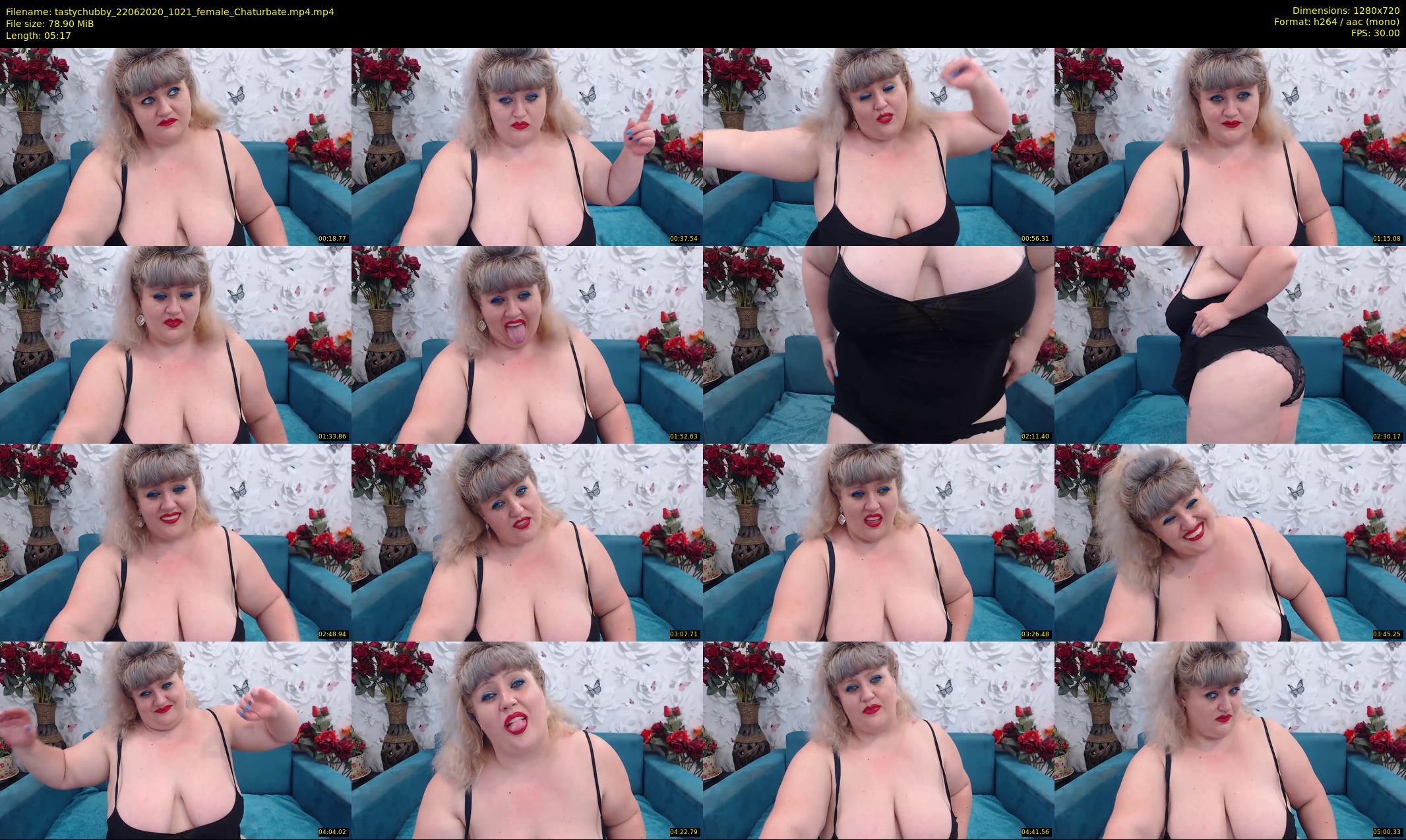 tastychubby — 6 minute Chaturbate female cam show recording, 720p, Jun 22, 2020