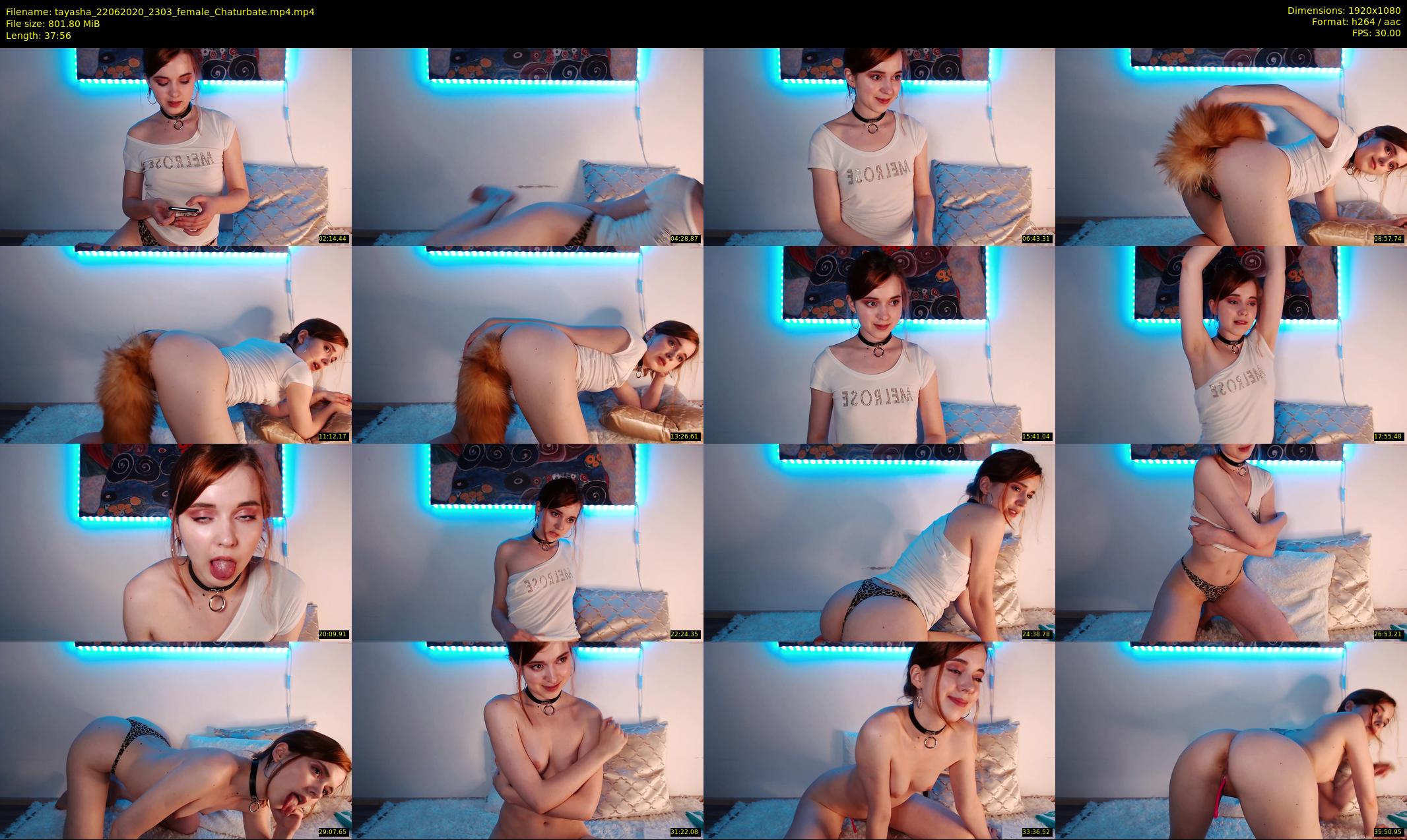 tayasha — 38 minute Chaturbate female cam show recording, 1080p, Jun 22, 2020