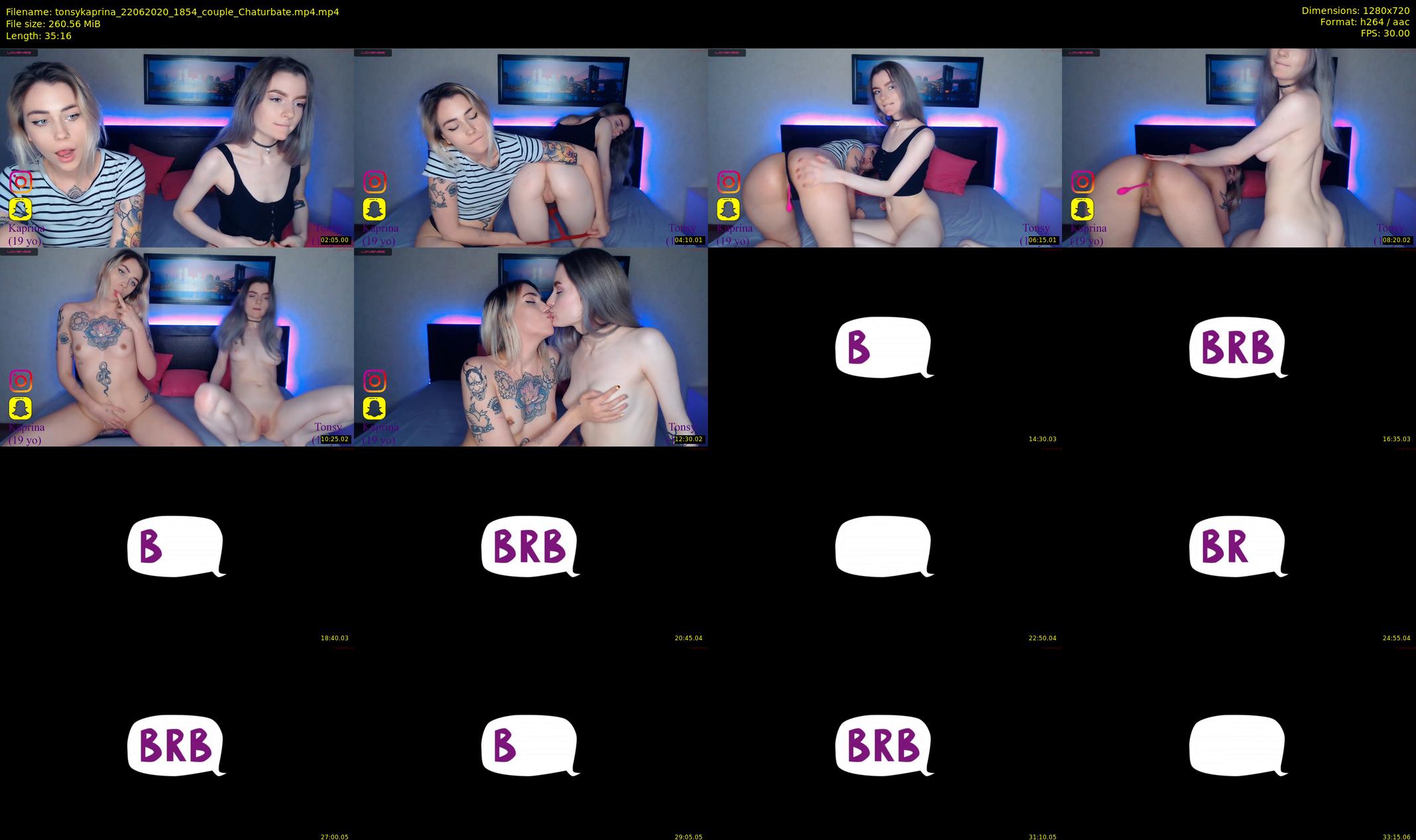 tonsykaprina — 36 minute Chaturbate couple cam show recording, 720p, Jun 22, 2020