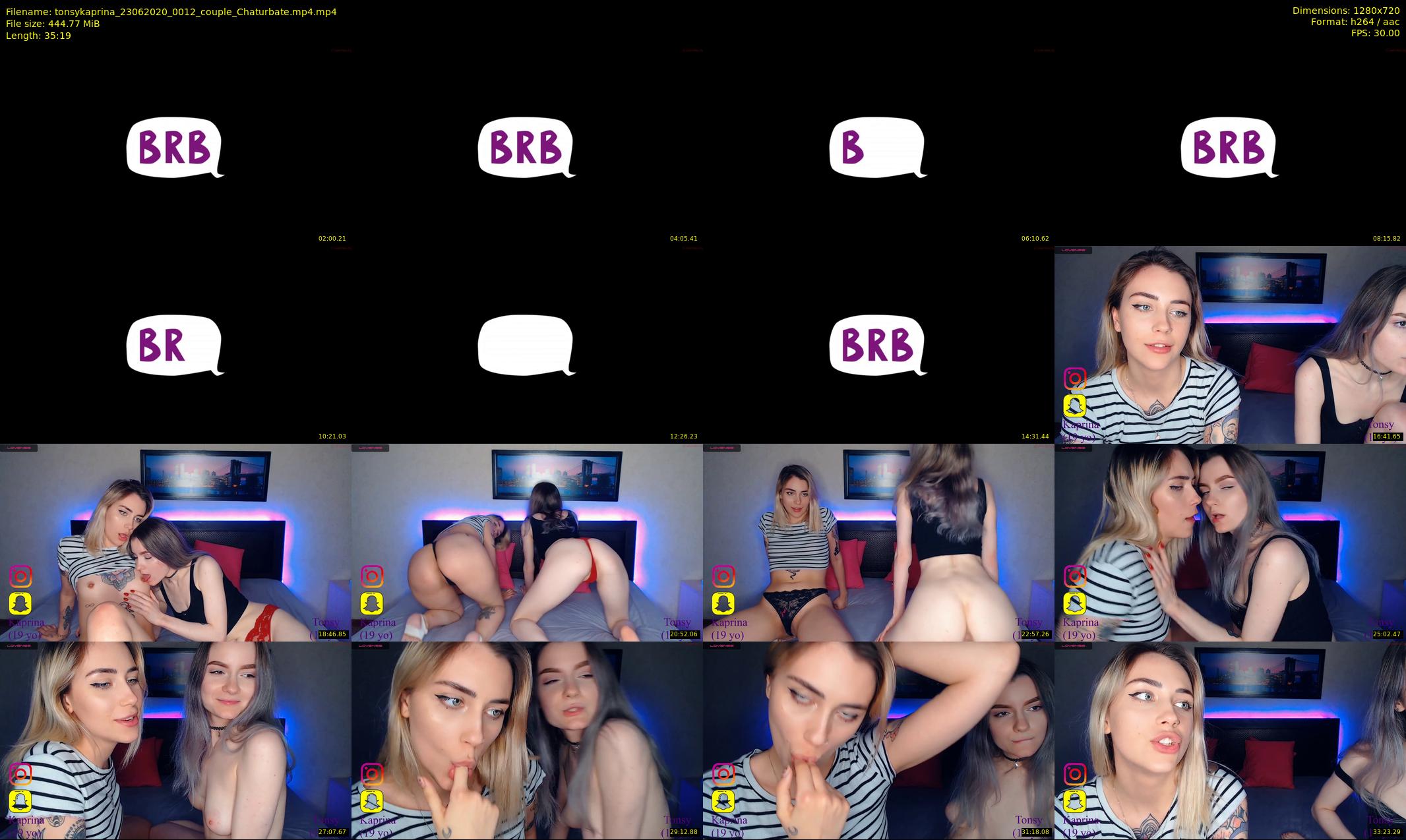 tonsykaprina — 36 minute Chaturbate couple cam show recording, 720p, Jun 23, 2020