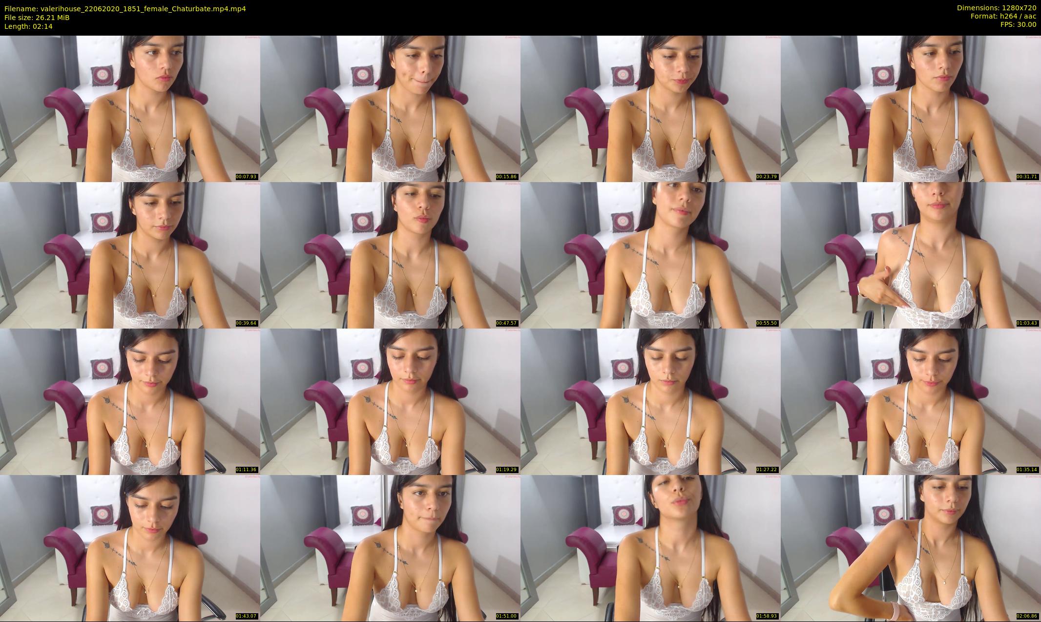 valerihouse — 3 minute Chaturbate female cam show recording, 720p, Jun 22, 2020