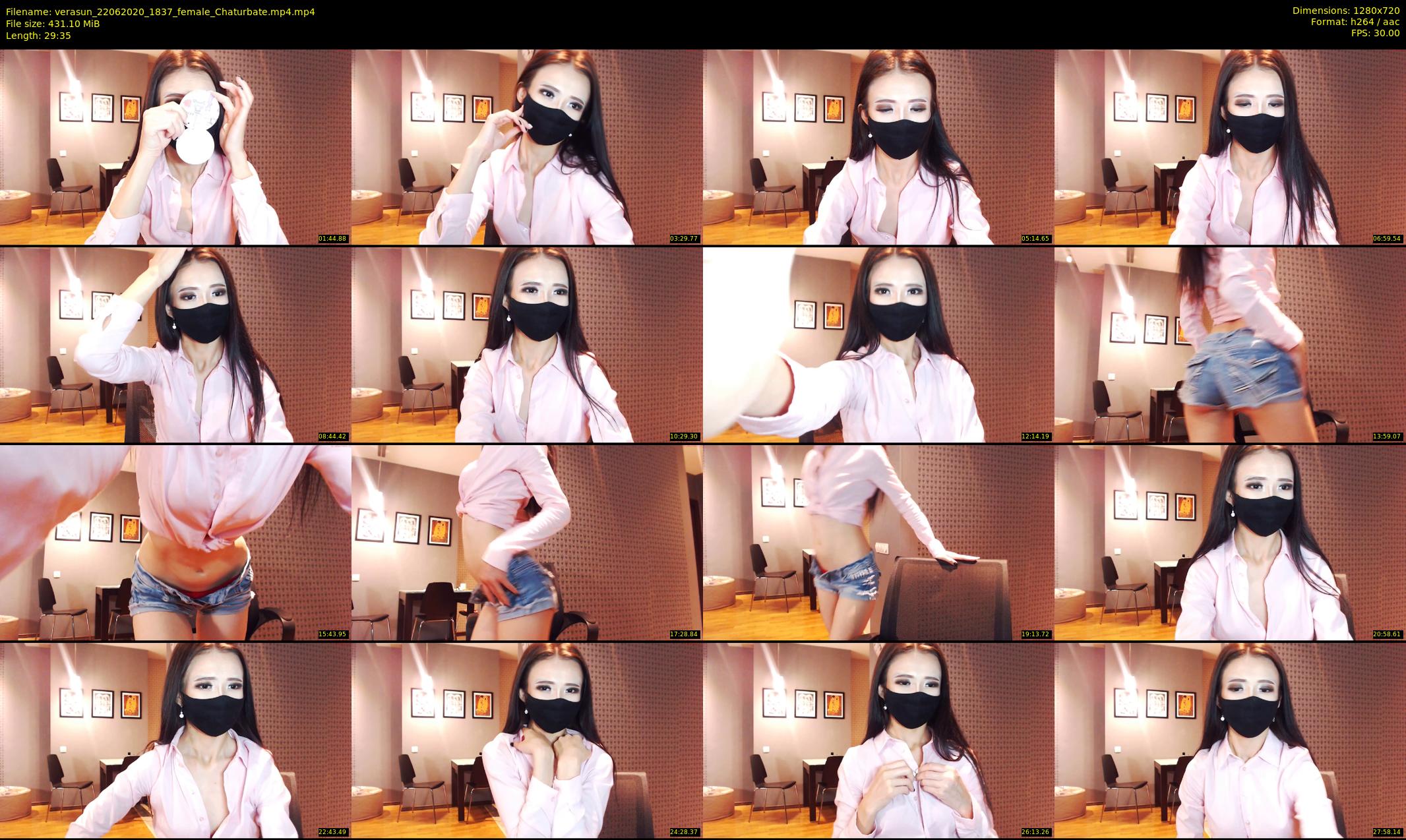 verasun — 30 minute Chaturbate female cam show recording, 720p, Jun 22, 2020