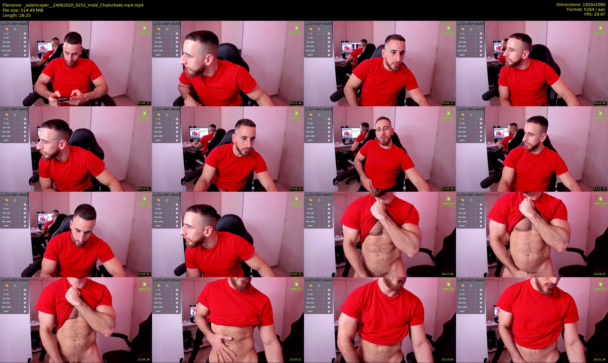 _adamcoper_ — 29 minute Chaturbate male cam show recording, 1080p, Jun 24, 2020