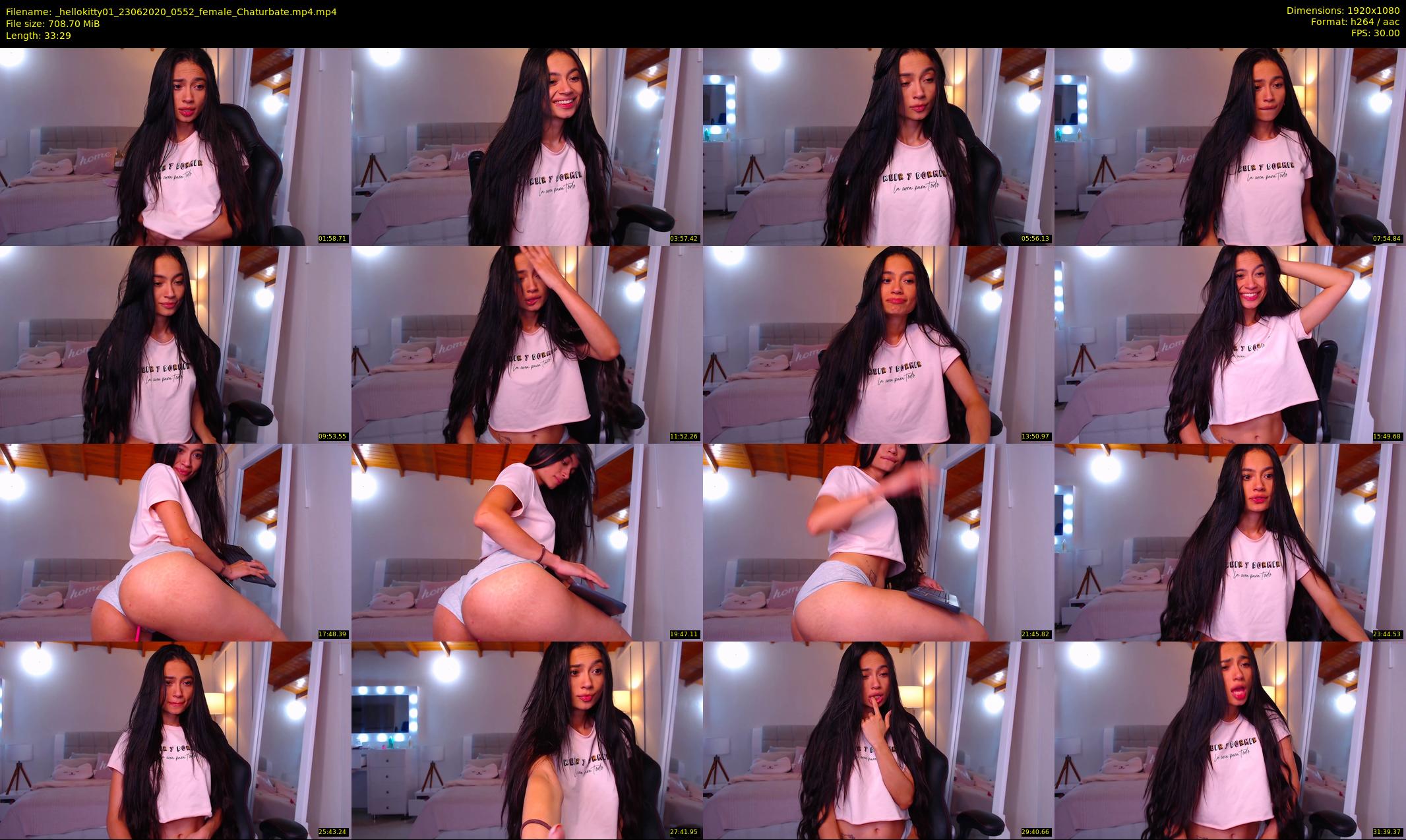 _hellokitty01 — 34 minute Chaturbate female cam show recording, 1080p, Jun 23, 2020