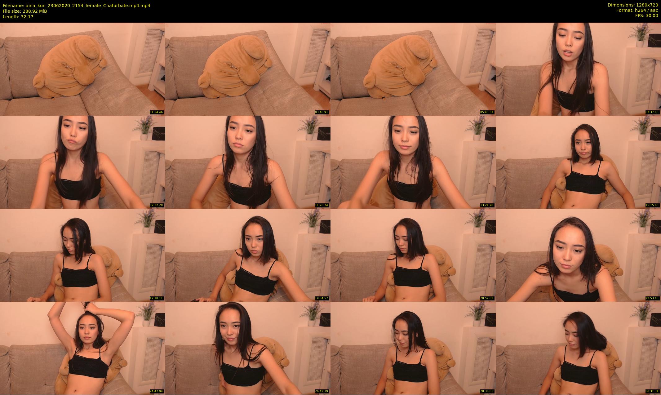 aina_kun — 33 minute Chaturbate female cam show recording, 720p, Jun 23, 2020