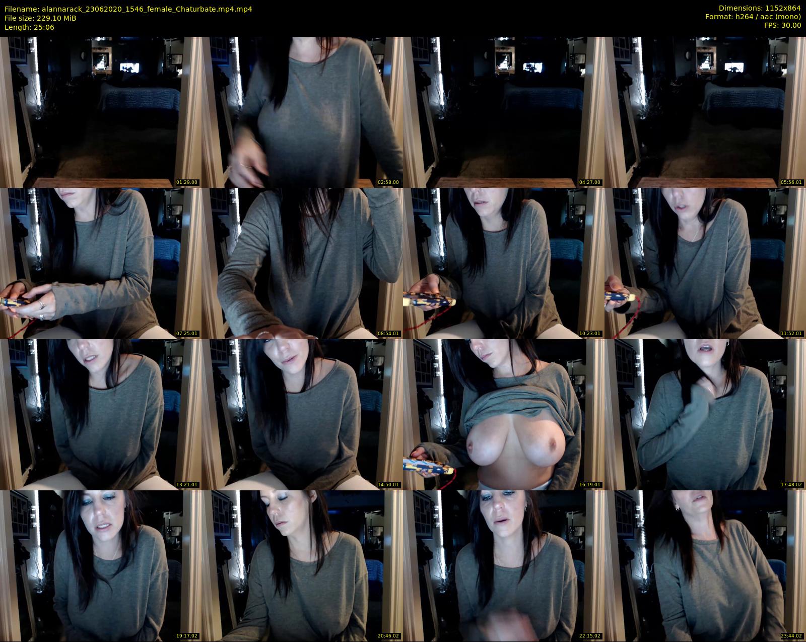 alannarack — 26 minute Chaturbate female cam show recording, 720p, Jun 23, 2020