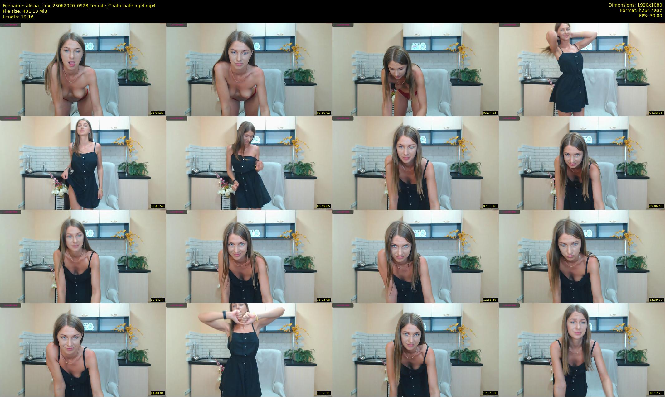 alisaa__fox — 20 minute Chaturbate female cam show recording, 1080p, Jun 23, 2020