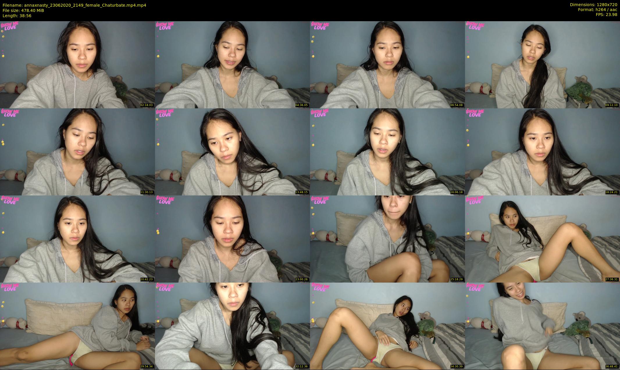 annaxnasty — 39 minute Chaturbate female cam show recording, 720p, Jun 23, 2020