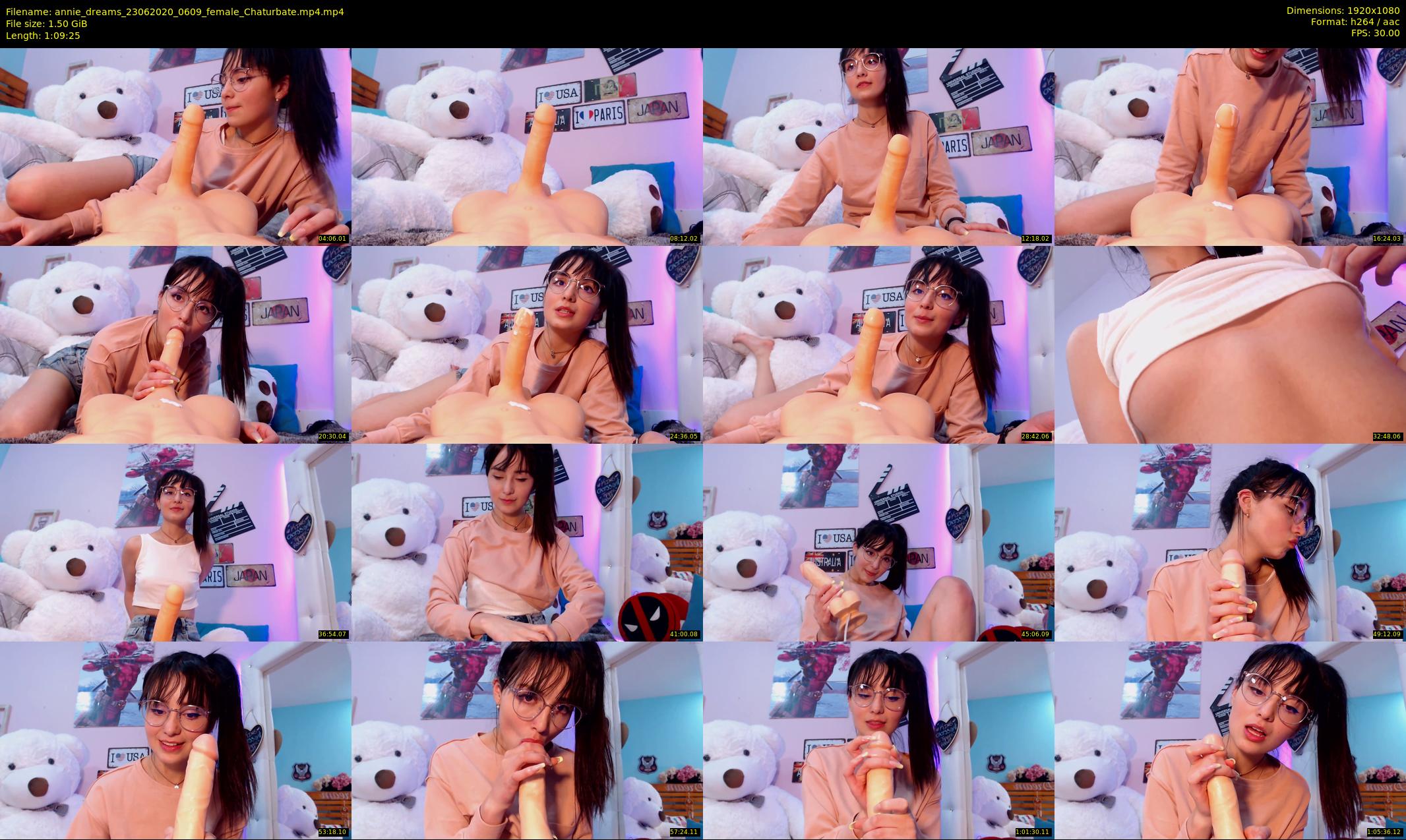 annie_dreams — 70 minute Chaturbate female cam show recording, 1080p, Jun 23, 2020