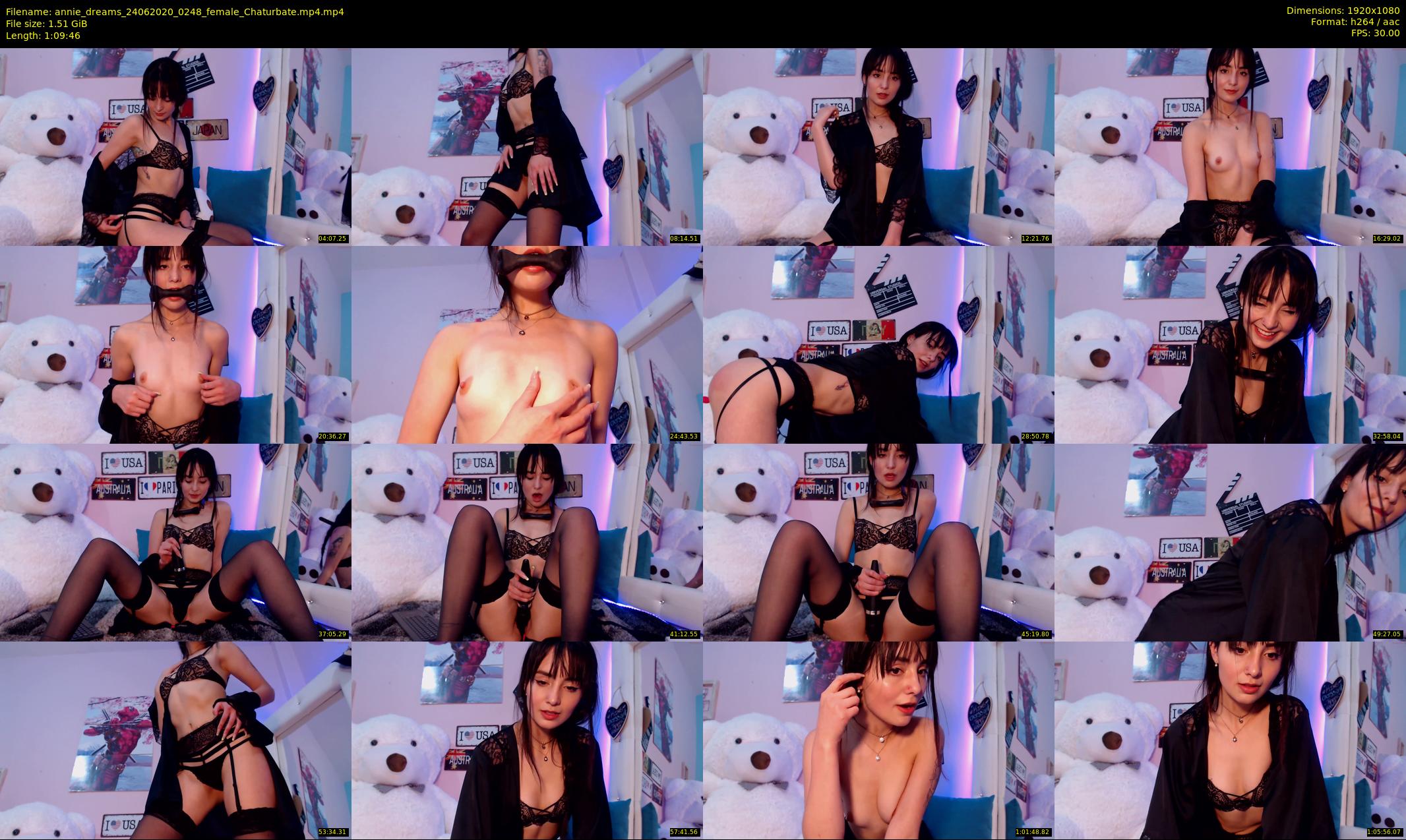 annie_dreams — 70 minute Chaturbate female cam show recording, 1080p, Jun 24, 2020