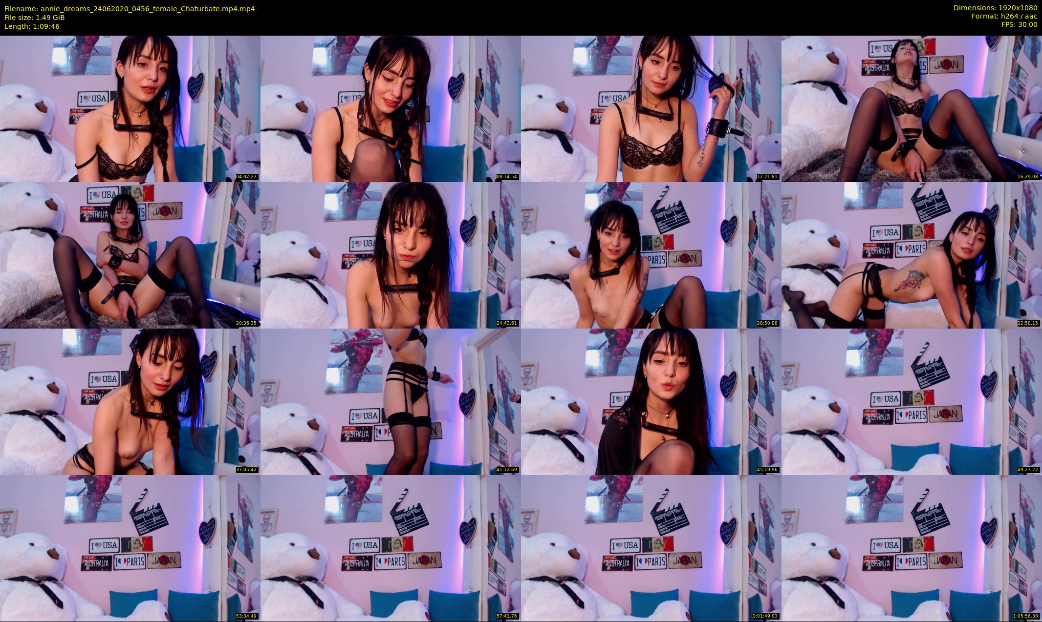 annie_dreams — 70 minute Chaturbate female cam show recording, 1080p, Jun 24, 2020