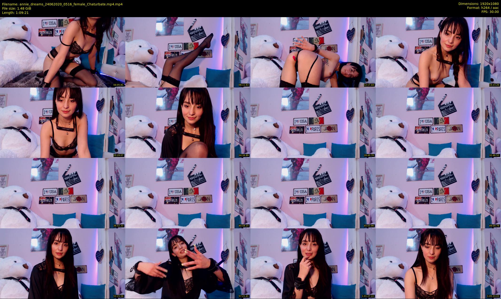 annie_dreams — 70 minute Chaturbate female cam show recording, 1080p, Jun 24, 2020