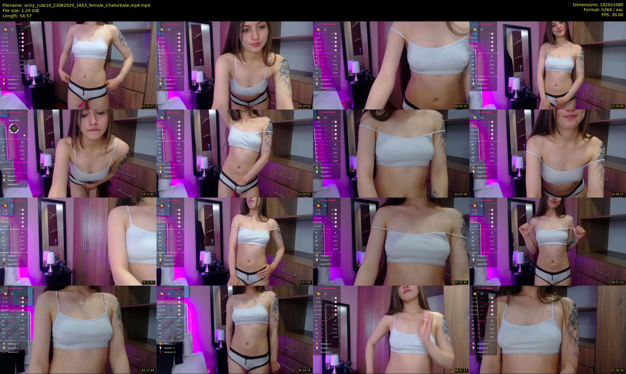 anny_cute10 — 55 minute Chaturbate female cam show recording, 1080p, Jun 23, 2020