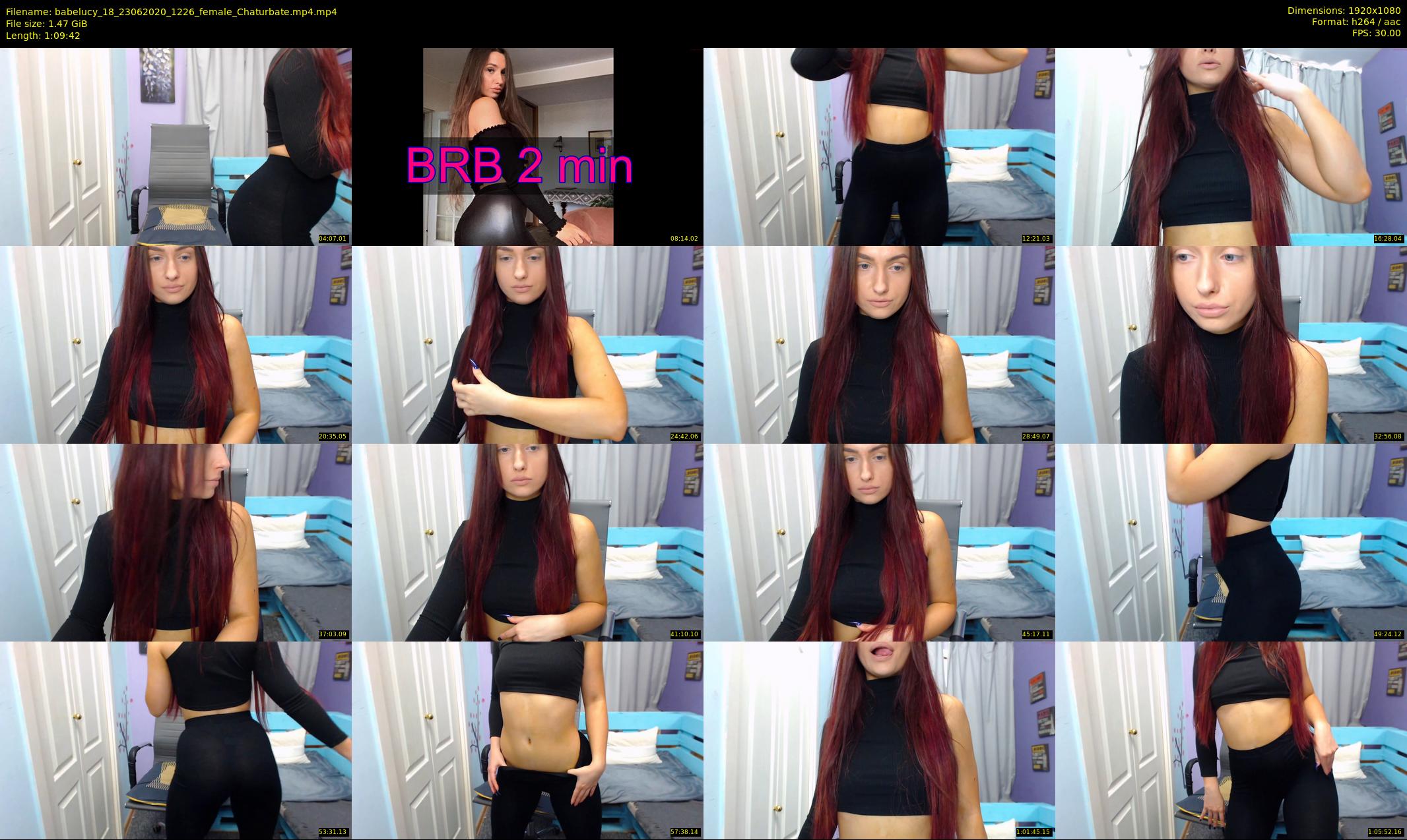 babelucy_18 — 70 minute Chaturbate female cam show recording, 1080p, Jun 23, 2020