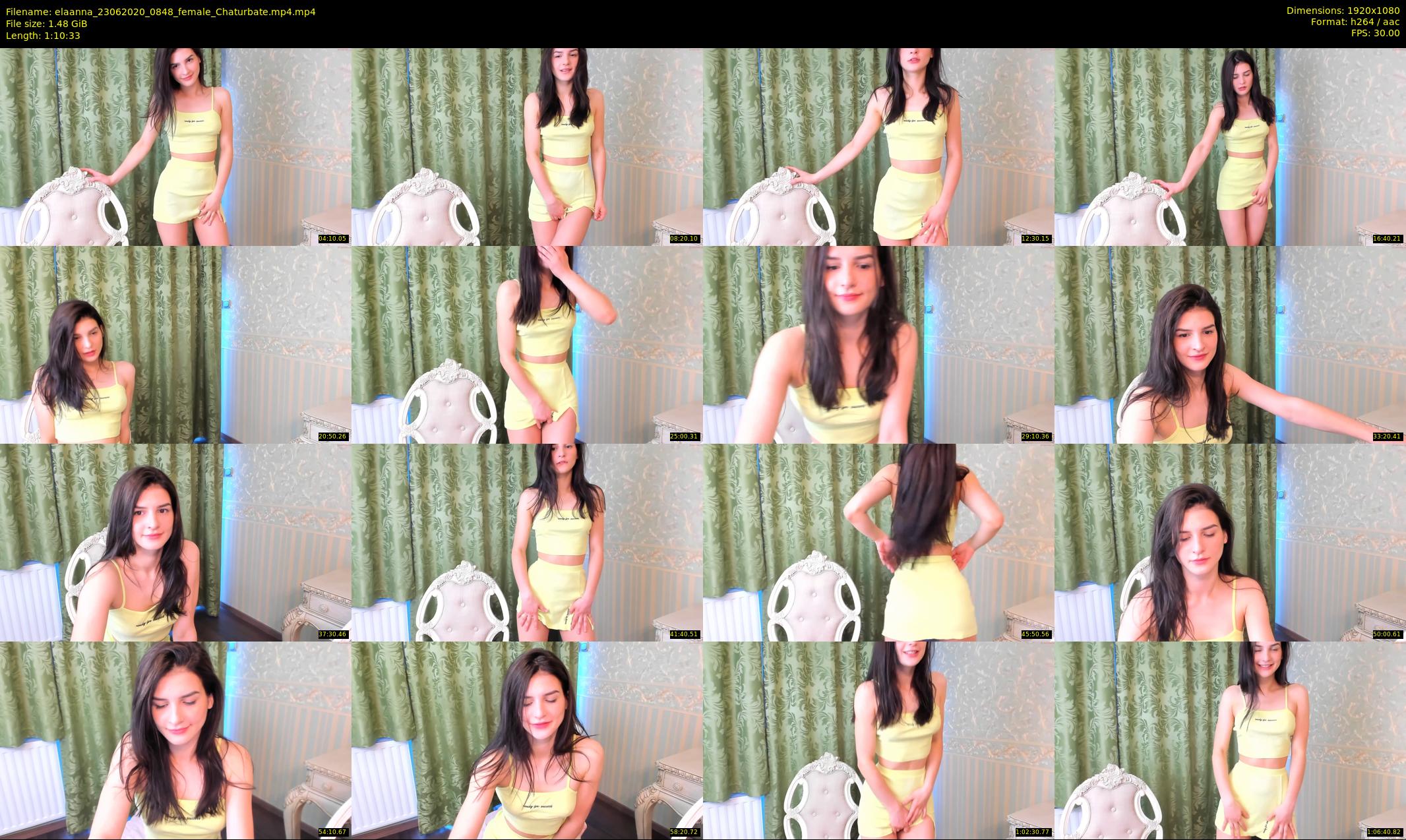 elaanna — 71 minute Chaturbate female cam show recording, 1080p, Jun 23, 2020