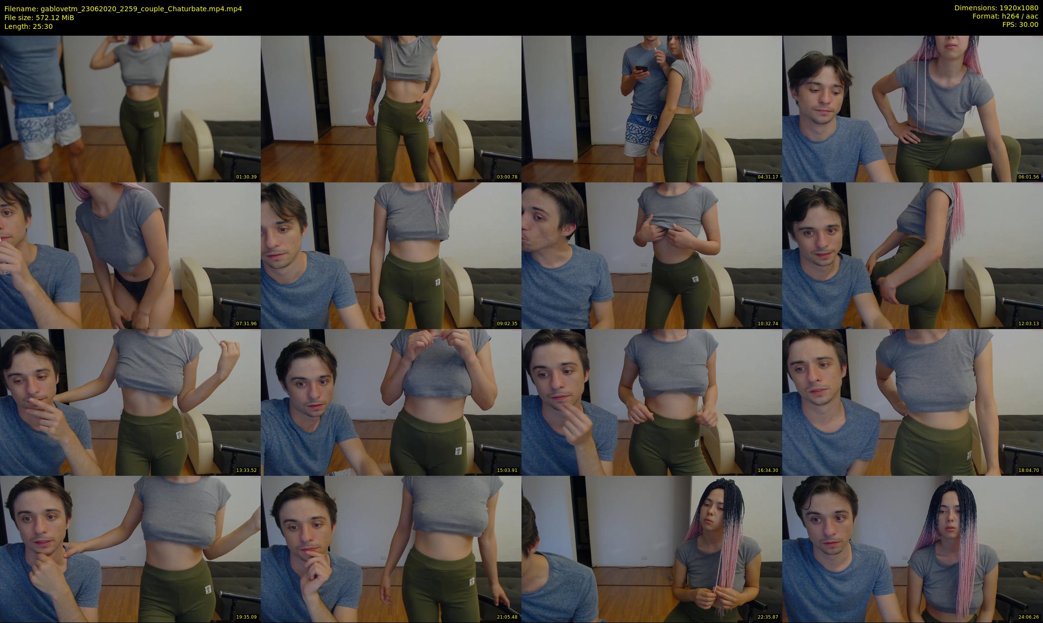 gablovetm — 26 minute Chaturbate couple cam show recording, 1080p, Jun 23, 2020