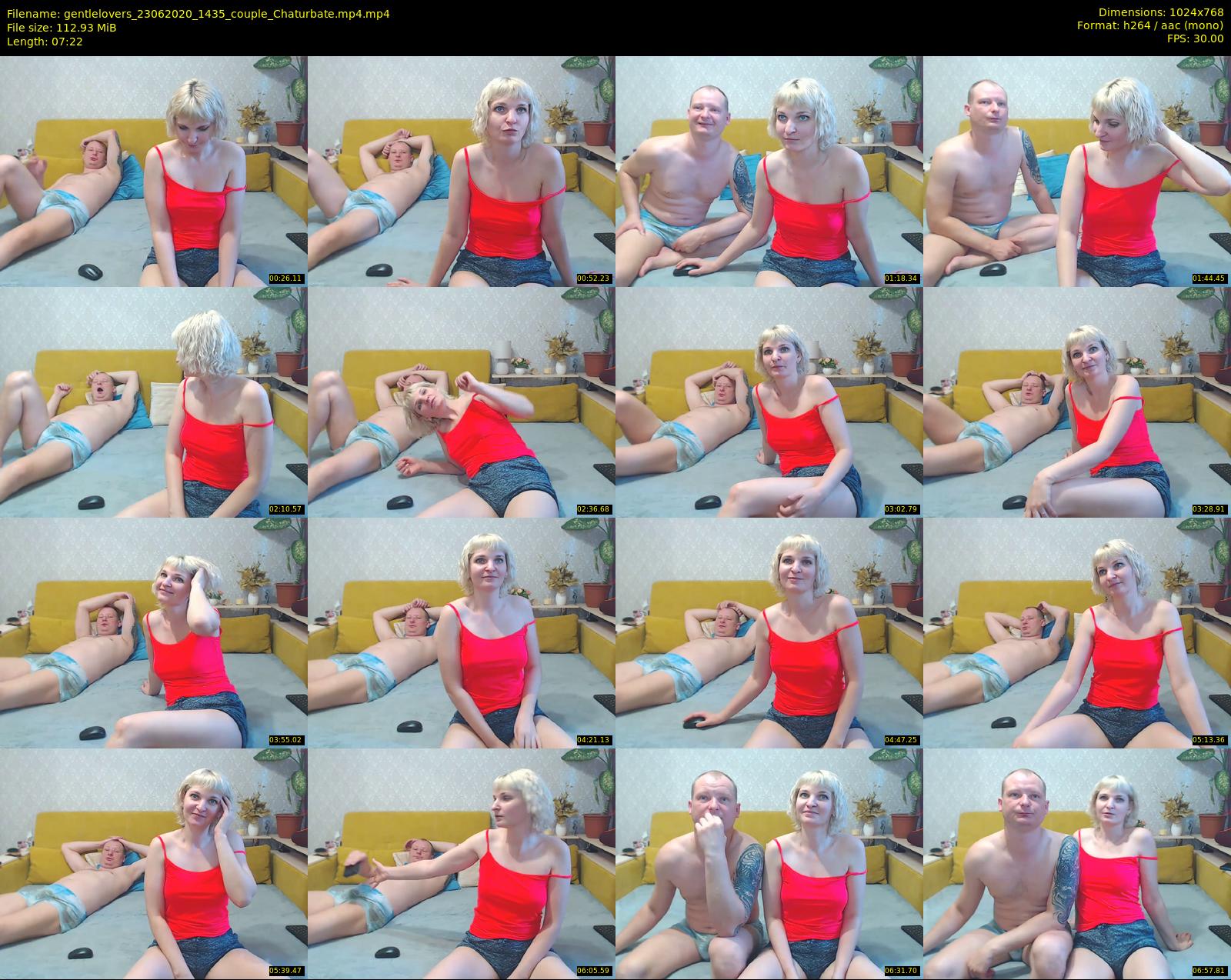 gentlelovers — 8 minute Chaturbate couple cam show recording, 720p, Jun 23, 2020