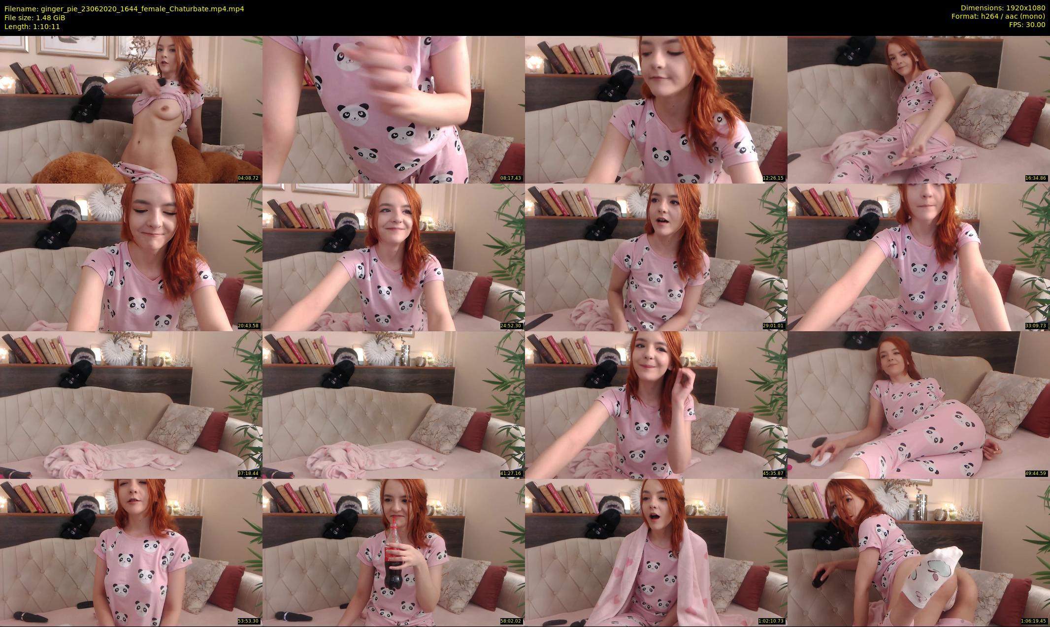 ginger_pie — 71 minute Chaturbate female cam show recording, 1080p, Jun 23, 2020