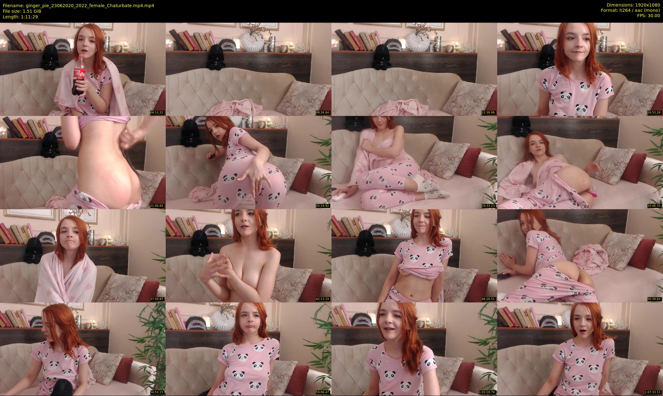 ginger_pie — 72 minute Chaturbate female cam show recording, 1080p, Jun 23, 2020