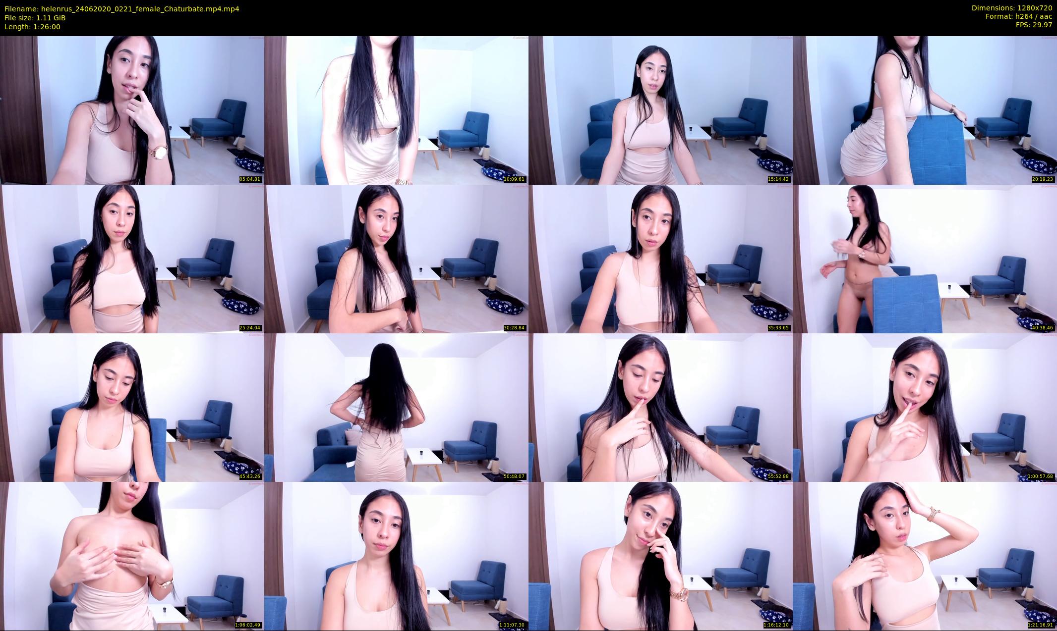 helenrus — 86 minute Chaturbate female cam show recording, 720p, Jun 24, 2020