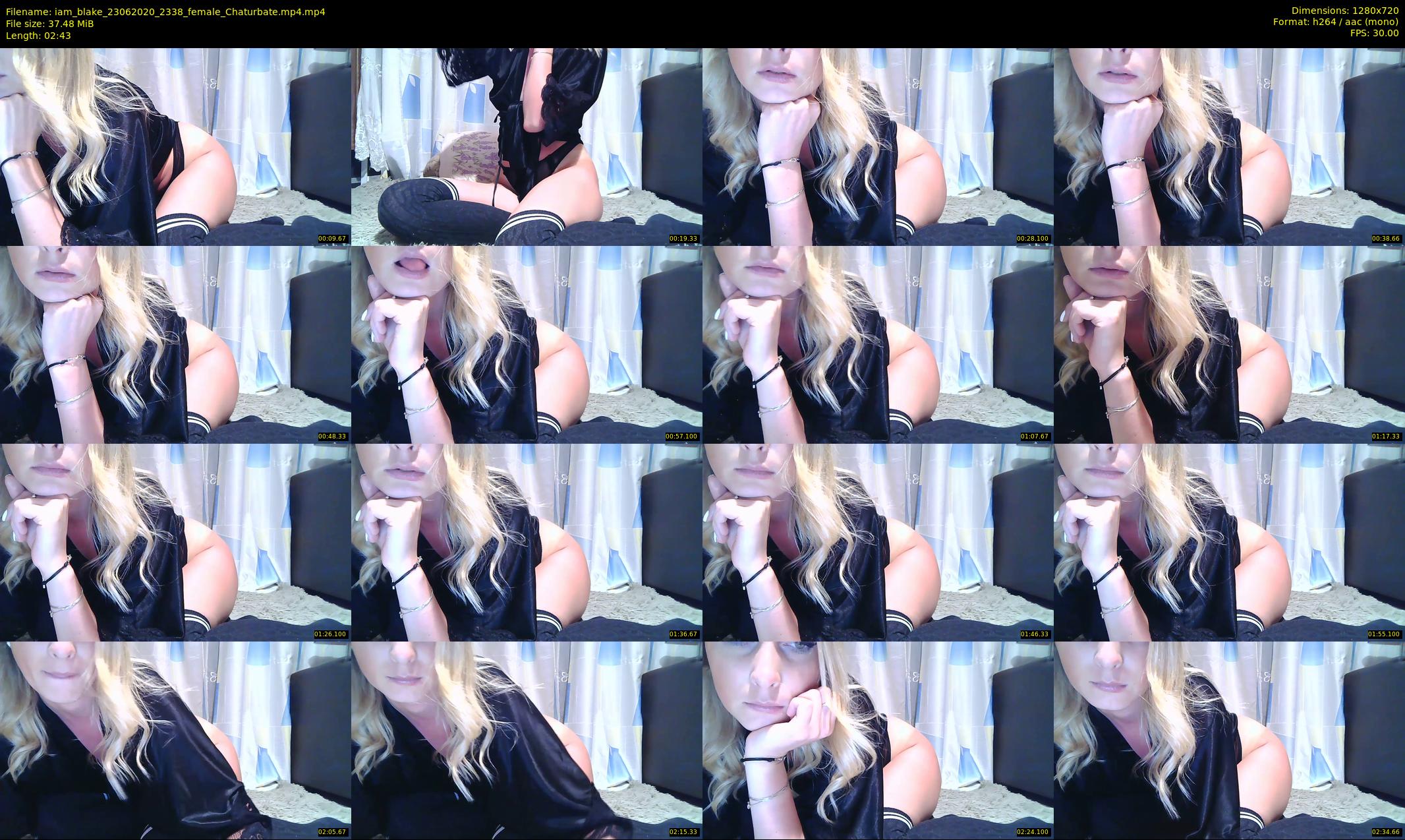 iam_blake — 3 minute Chaturbate female cam show recording, 720p, Jun 23, 2020