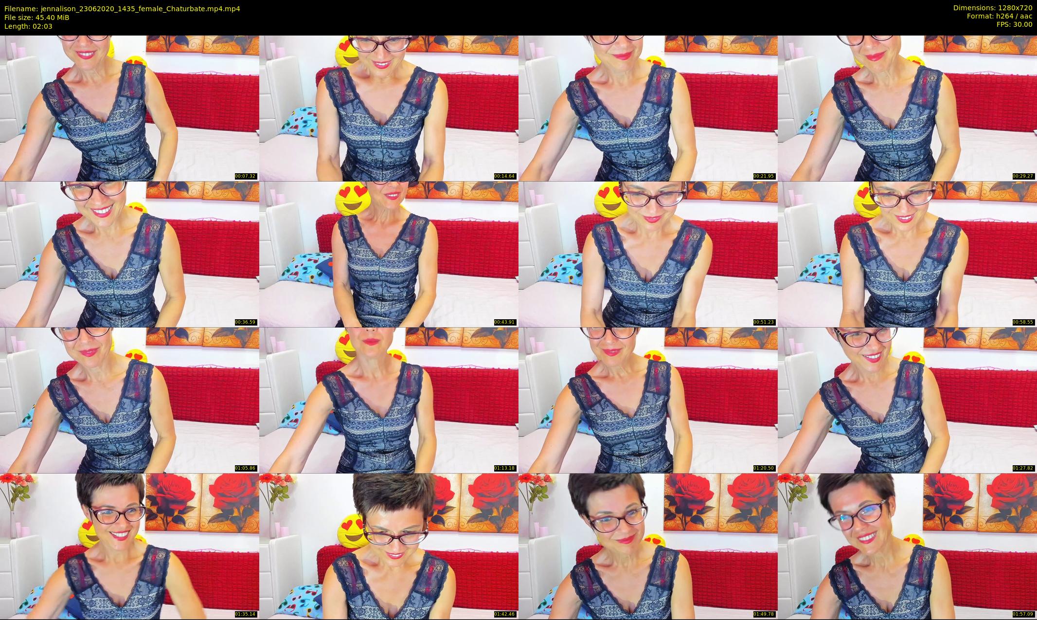 jennalison — 3 minute Chaturbate female cam show recording, 720p, Jun 23, 2020