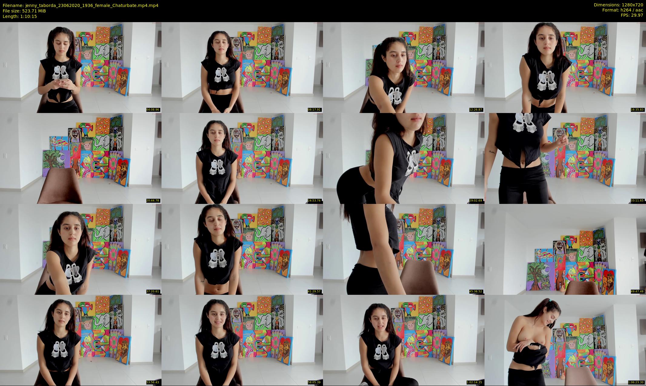 jenny_taborda — 71 minute Chaturbate female cam show recording, 720p, Jun 23, 2020
