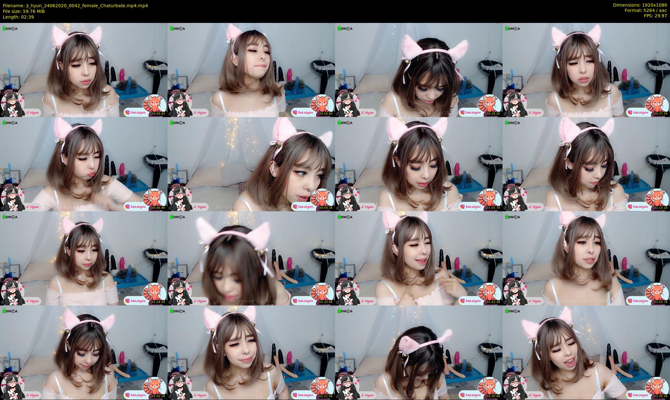 ji_hyun — 3 minute Chaturbate female cam show recording, 1080p, Jun 24, 2020
