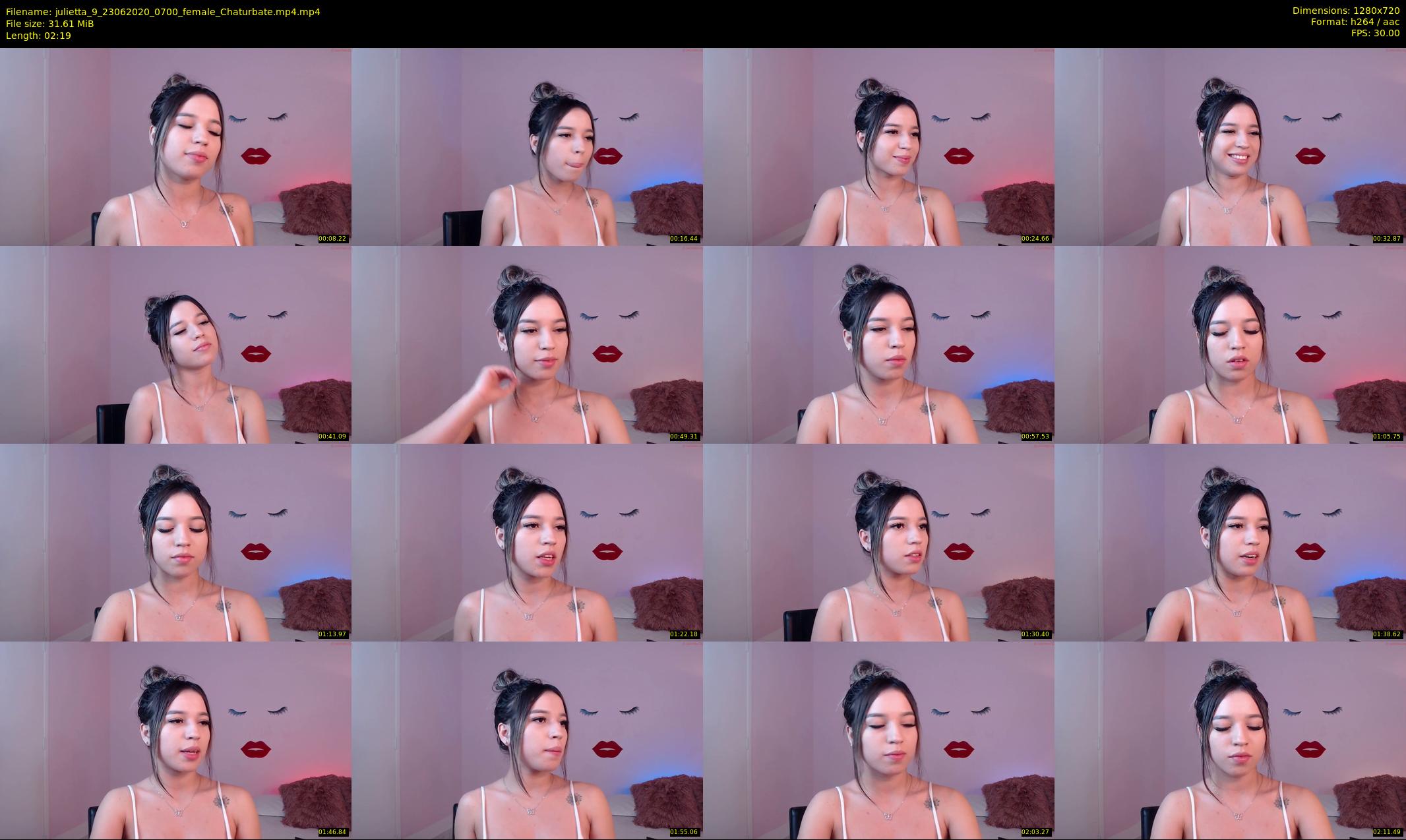 julietta_9 — 3 minute Chaturbate female cam show recording, 720p, Jun 23, 2020