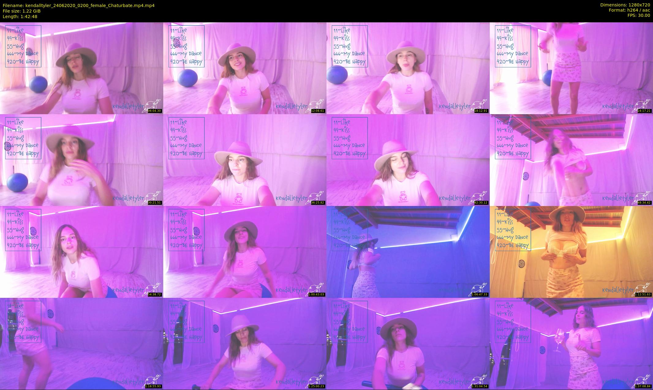 kendalltyler — 103 minute Chaturbate female cam show recording, 720p, Jun 24, 2020