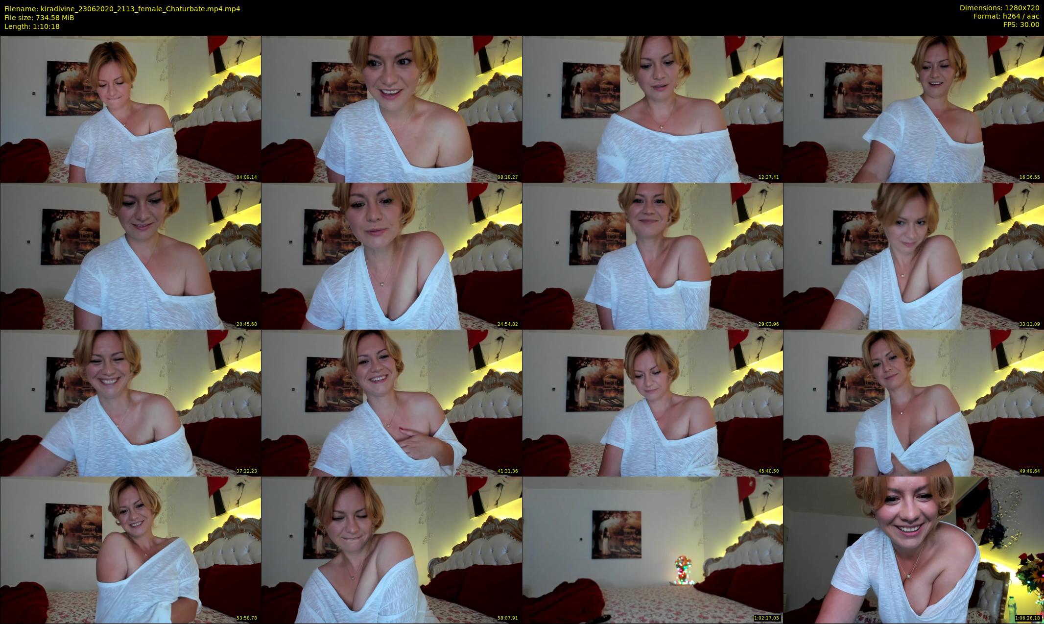 kiradivine — 71 minute Chaturbate female cam show recording, 720p, Jun 23, 2020