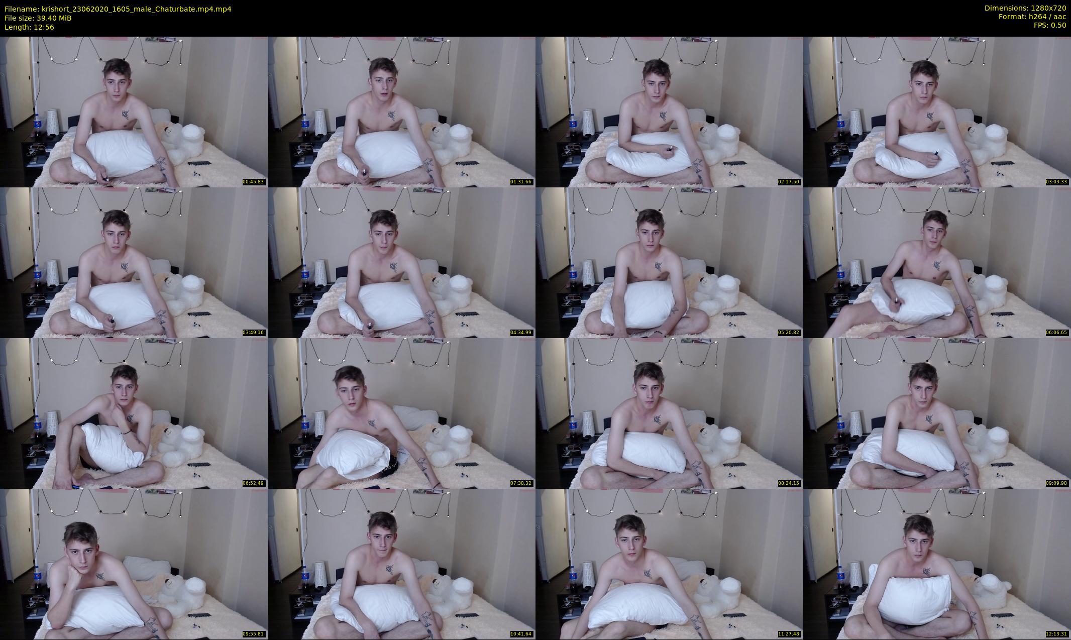 krishort — 13 minute Chaturbate male cam show recording, 720p, Jun 23, 2020