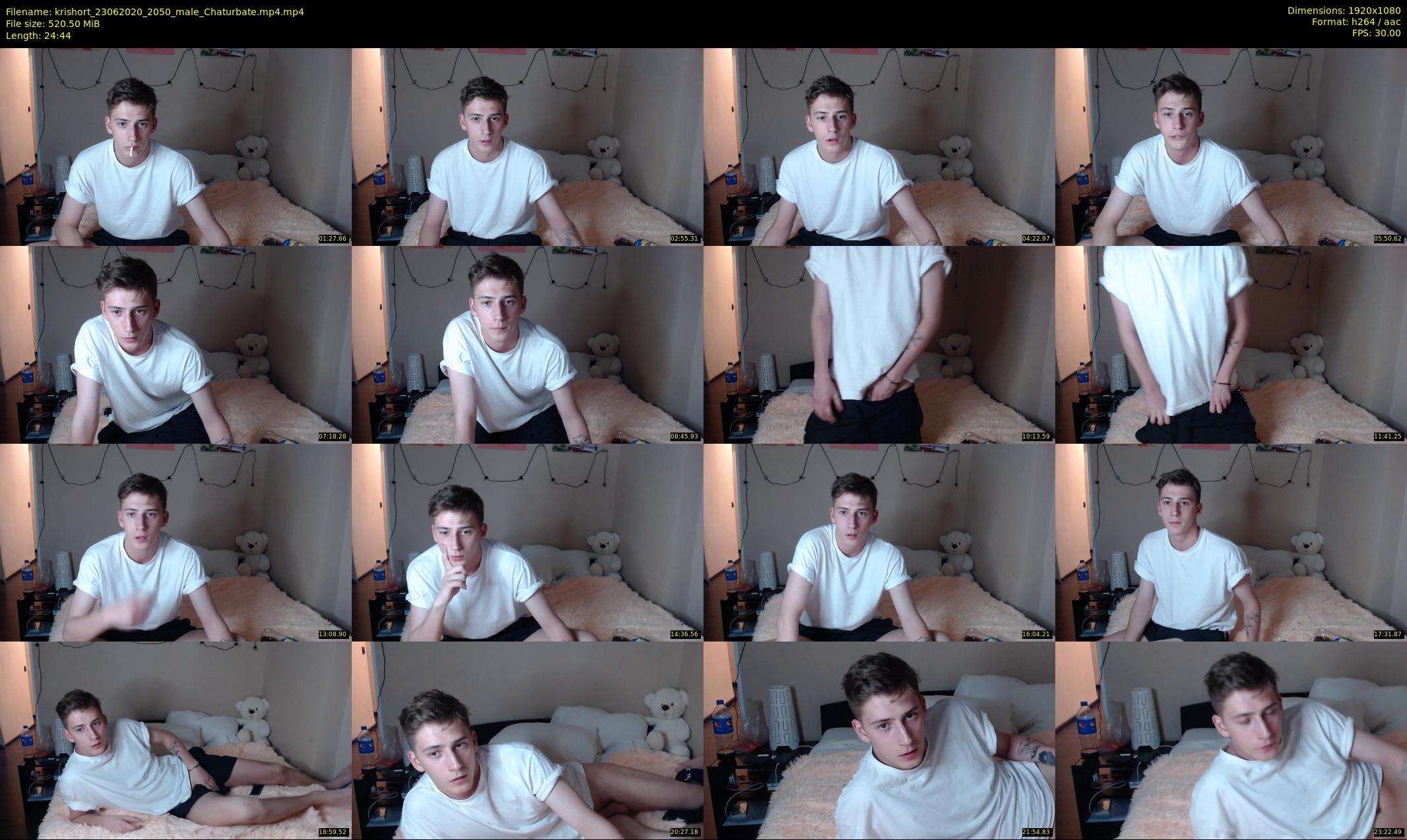 krishort — 25 minute Chaturbate male cam show recording, 1080p, Jun 23, 2020