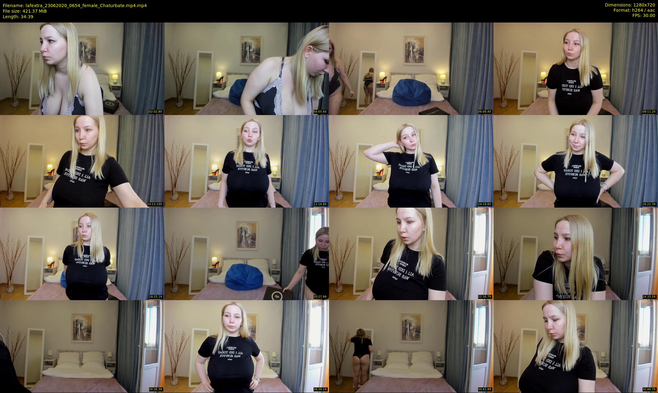 lafextra — 35 minute Chaturbate female cam show recording, 720p, Jun 23, 2020