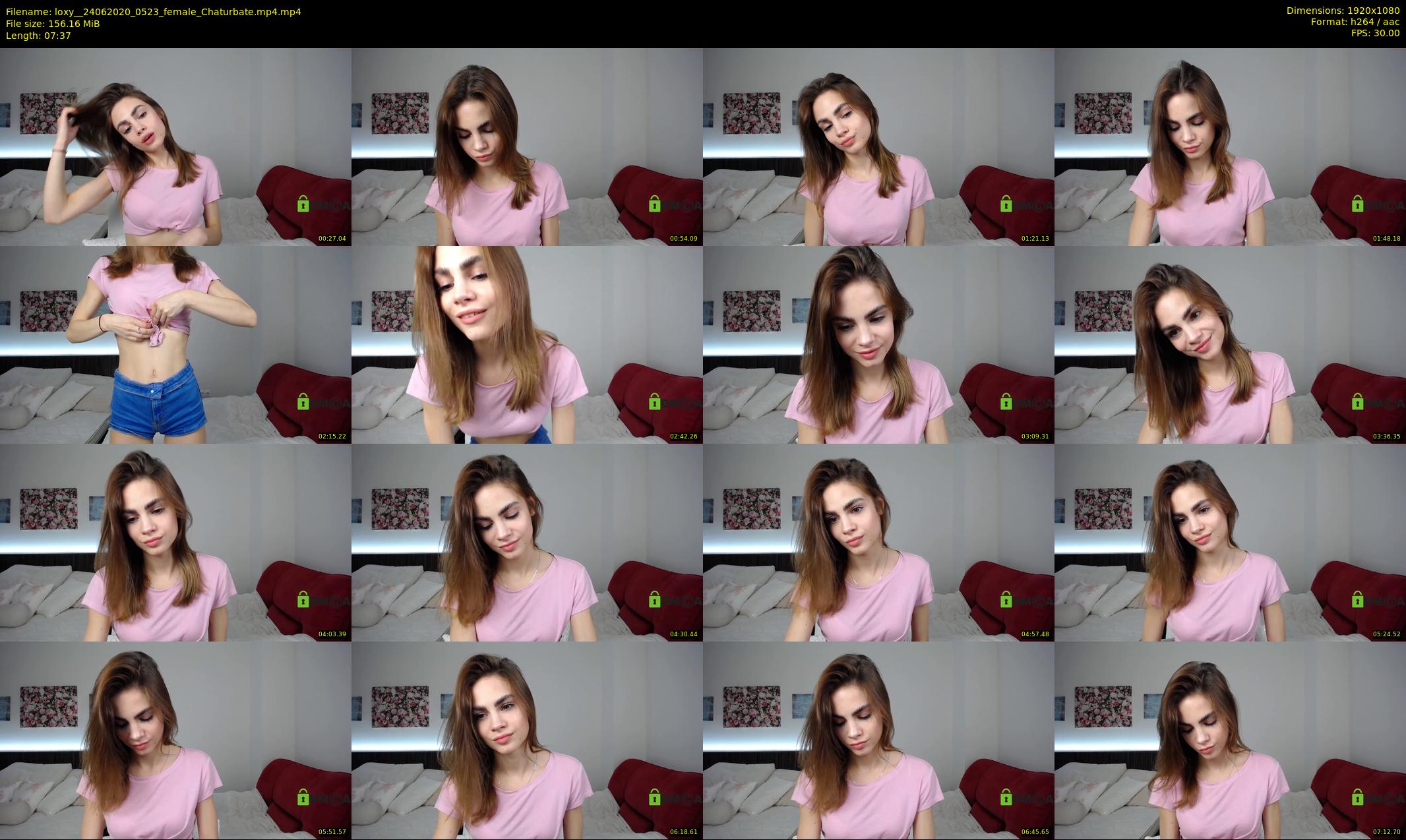 loxy_ — 8 minute Chaturbate female cam show recording, 1080p, Jun 24, 2020