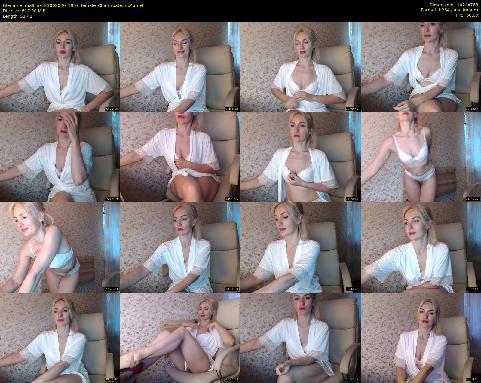 mallinia — 52 minute Chaturbate female cam show recording, 720p, Jun 23, 2020