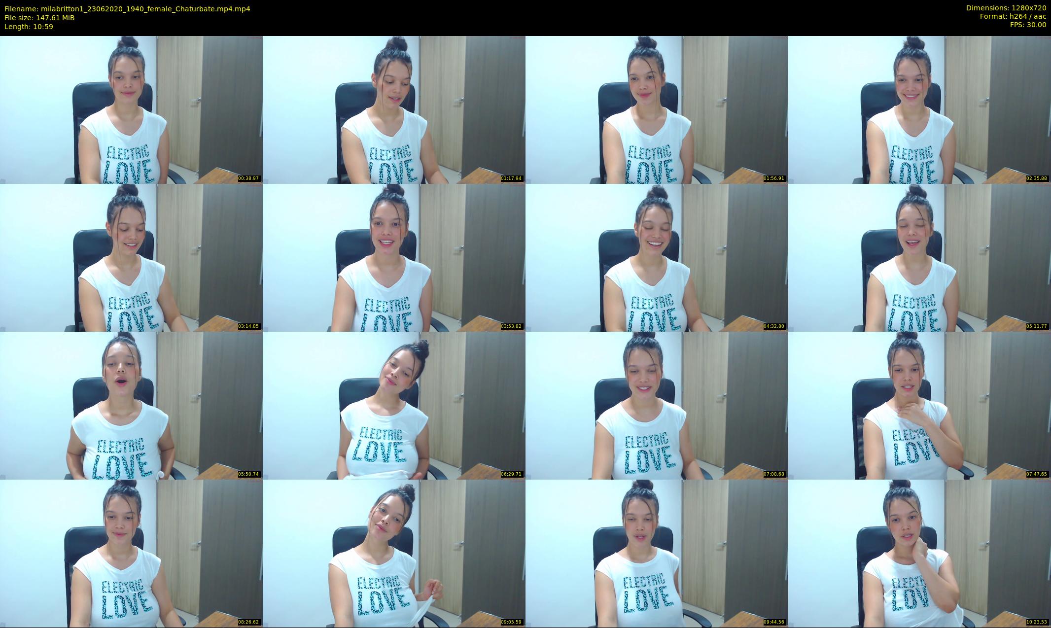 milabritton1 — 11 minute Chaturbate female cam show recording, 720p, Jun 23, 2020