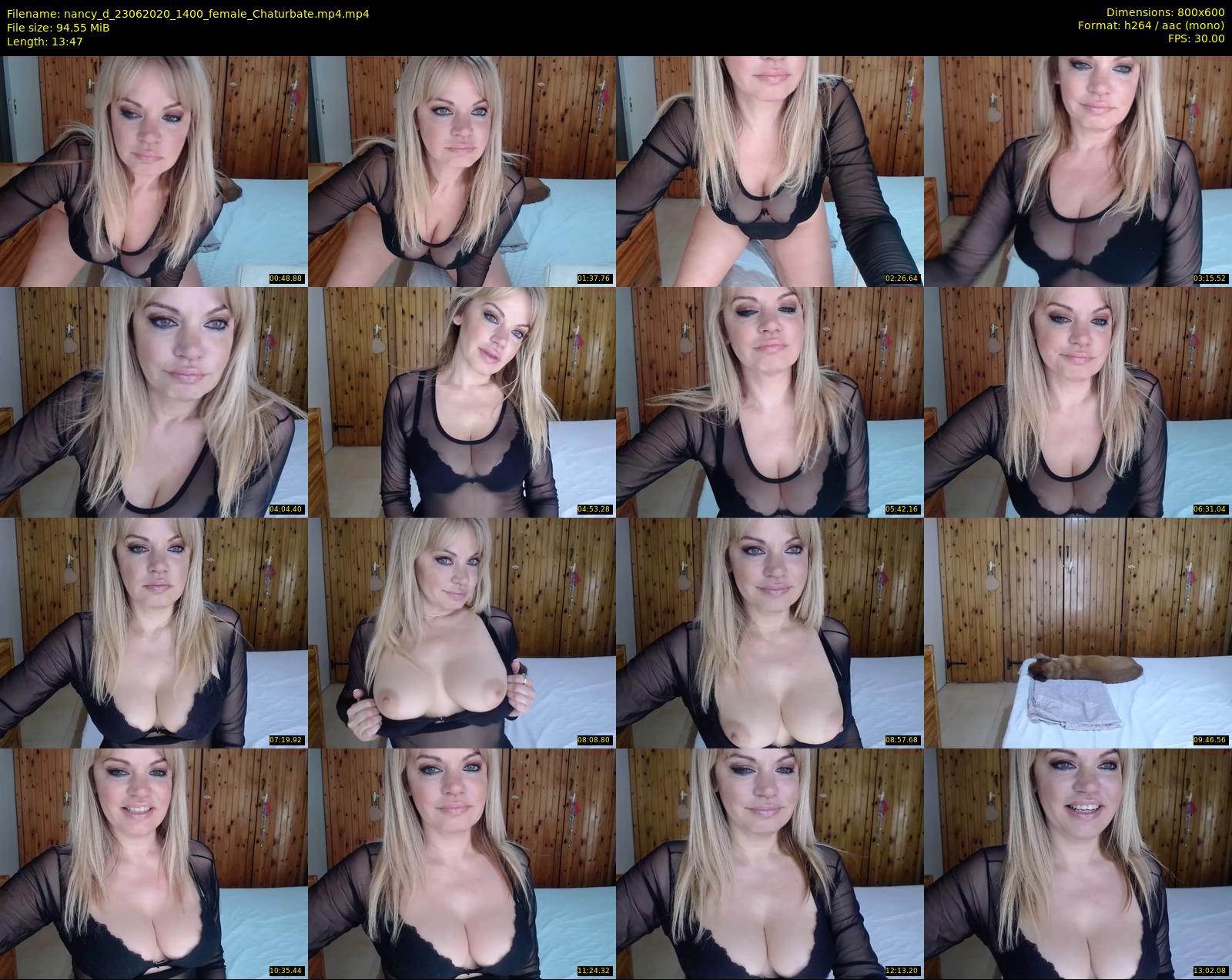 nancy_d — 14 minute Chaturbate female cam show recording, 480p, Jun 23, 2020