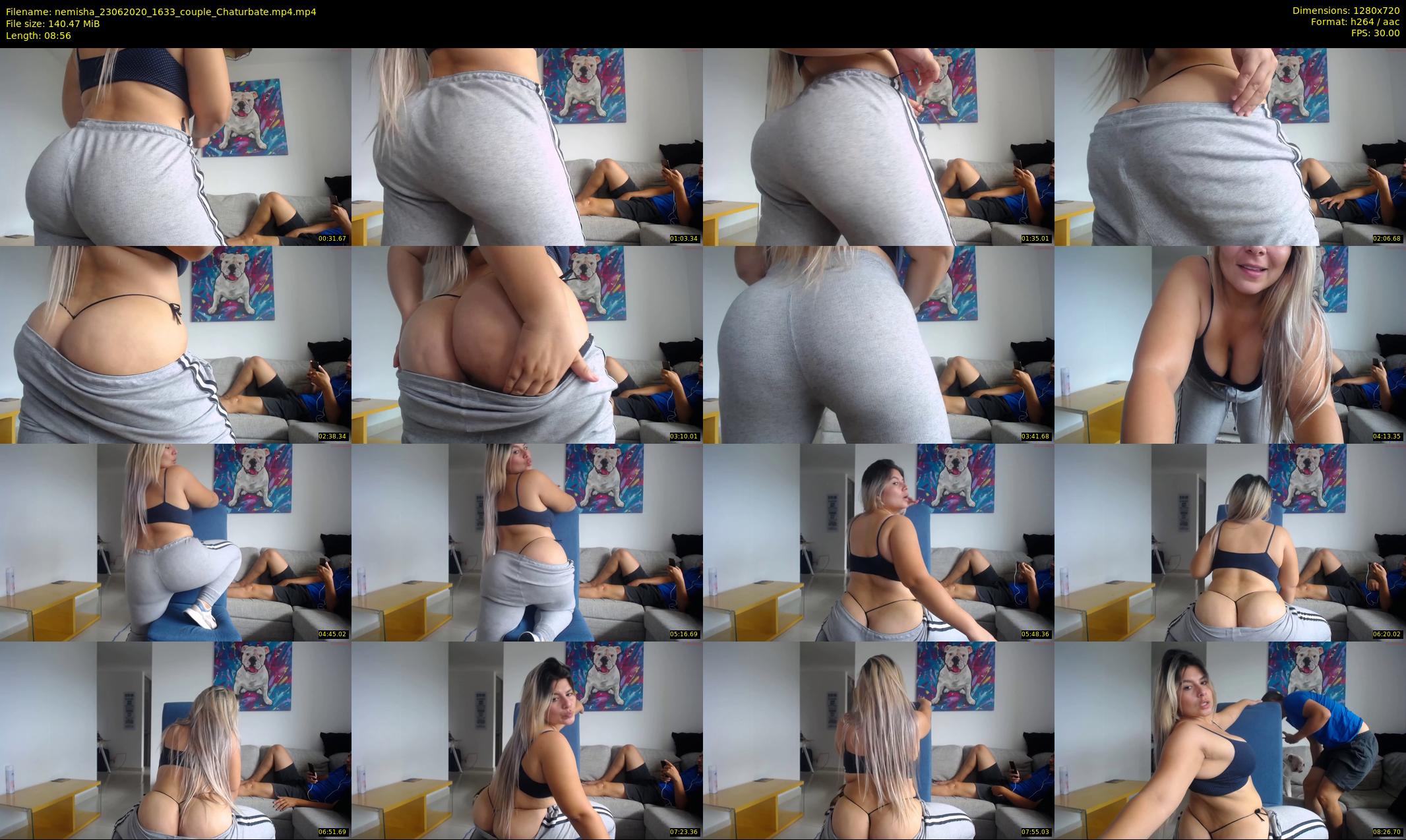 nemisha — 9 minute Chaturbate female cam show recording, 720p, Jun 23, 2020
