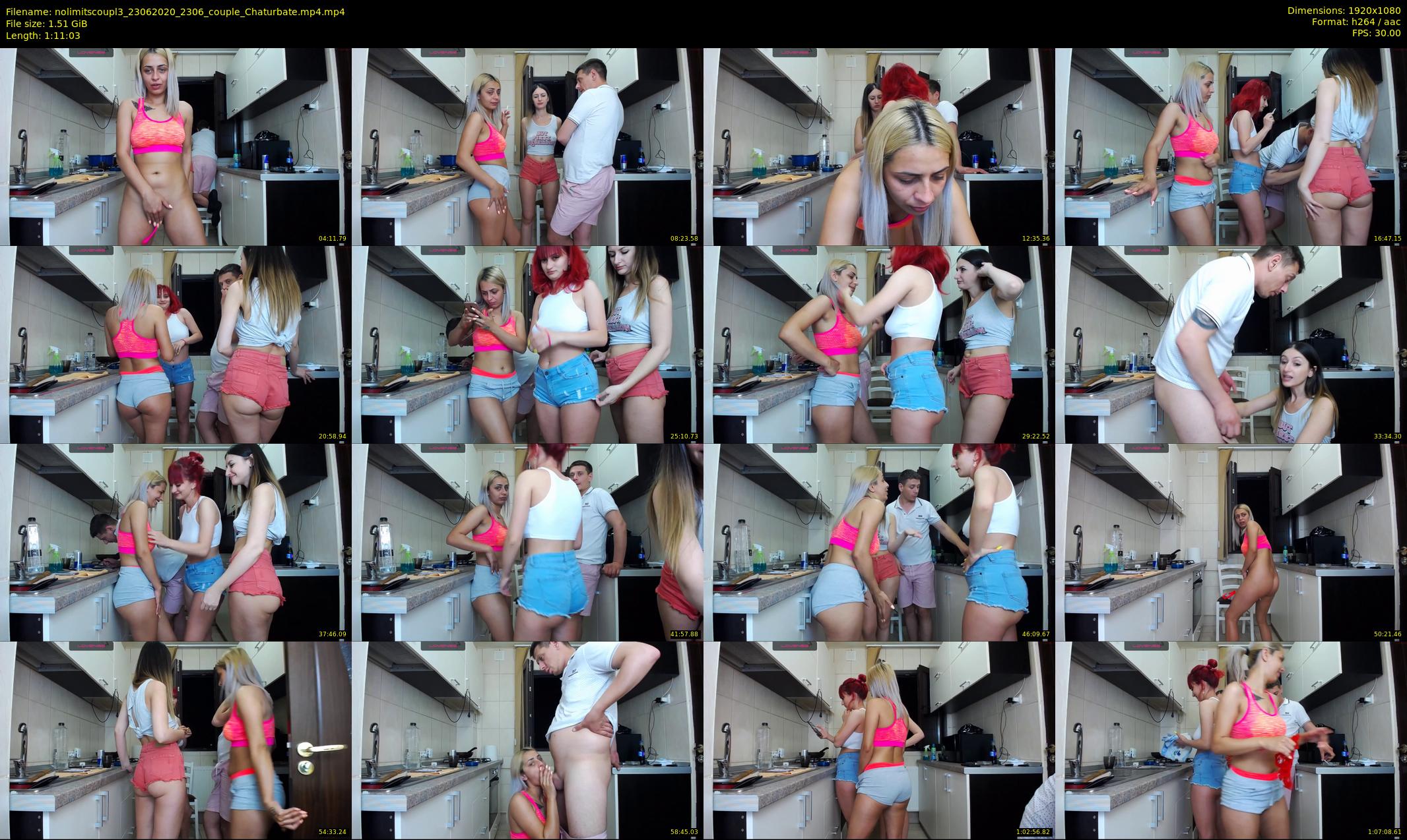 nolimitscoupl3 — 72 minute Chaturbate couple cam show recording, 1080p, Jun 23, 2020