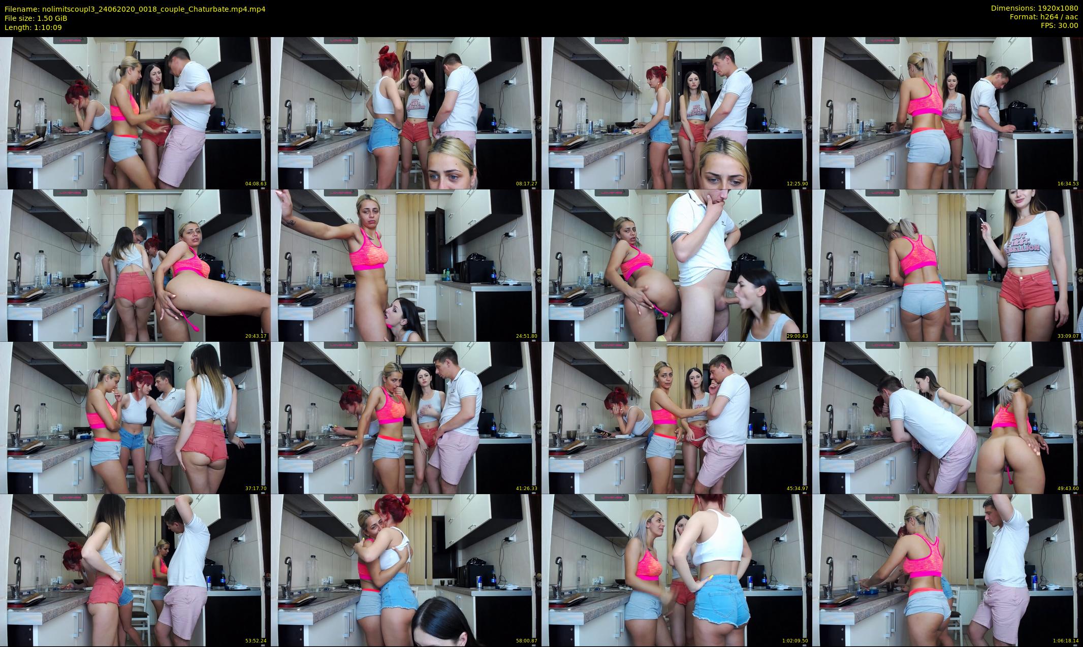 nolimitscoupl3 — 71 minute Chaturbate couple cam show recording, 1080p, Jun 24, 2020