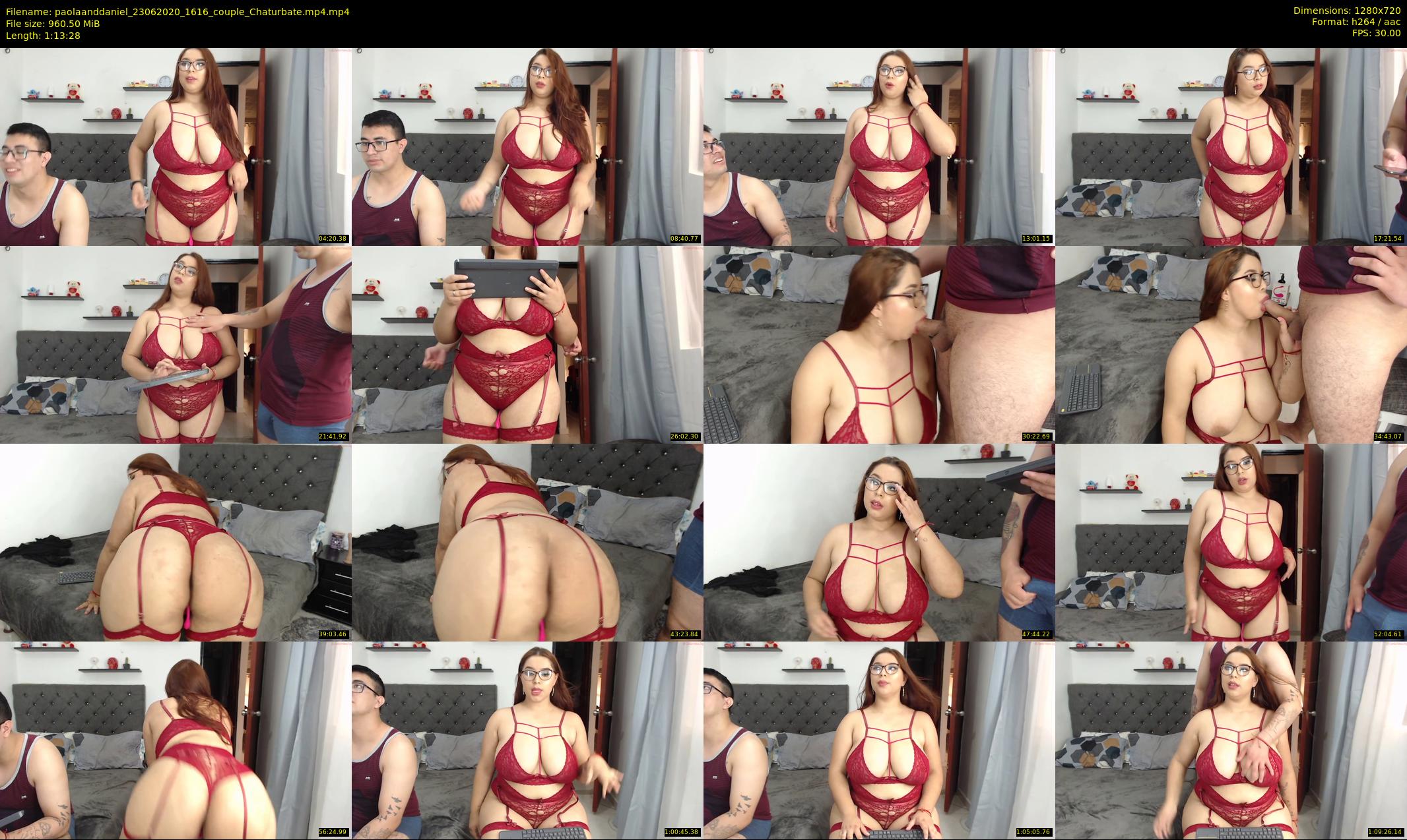 paolaanddaniel — 74 minute Chaturbate couple cam show recording, 720p, Jun 23, 2020
