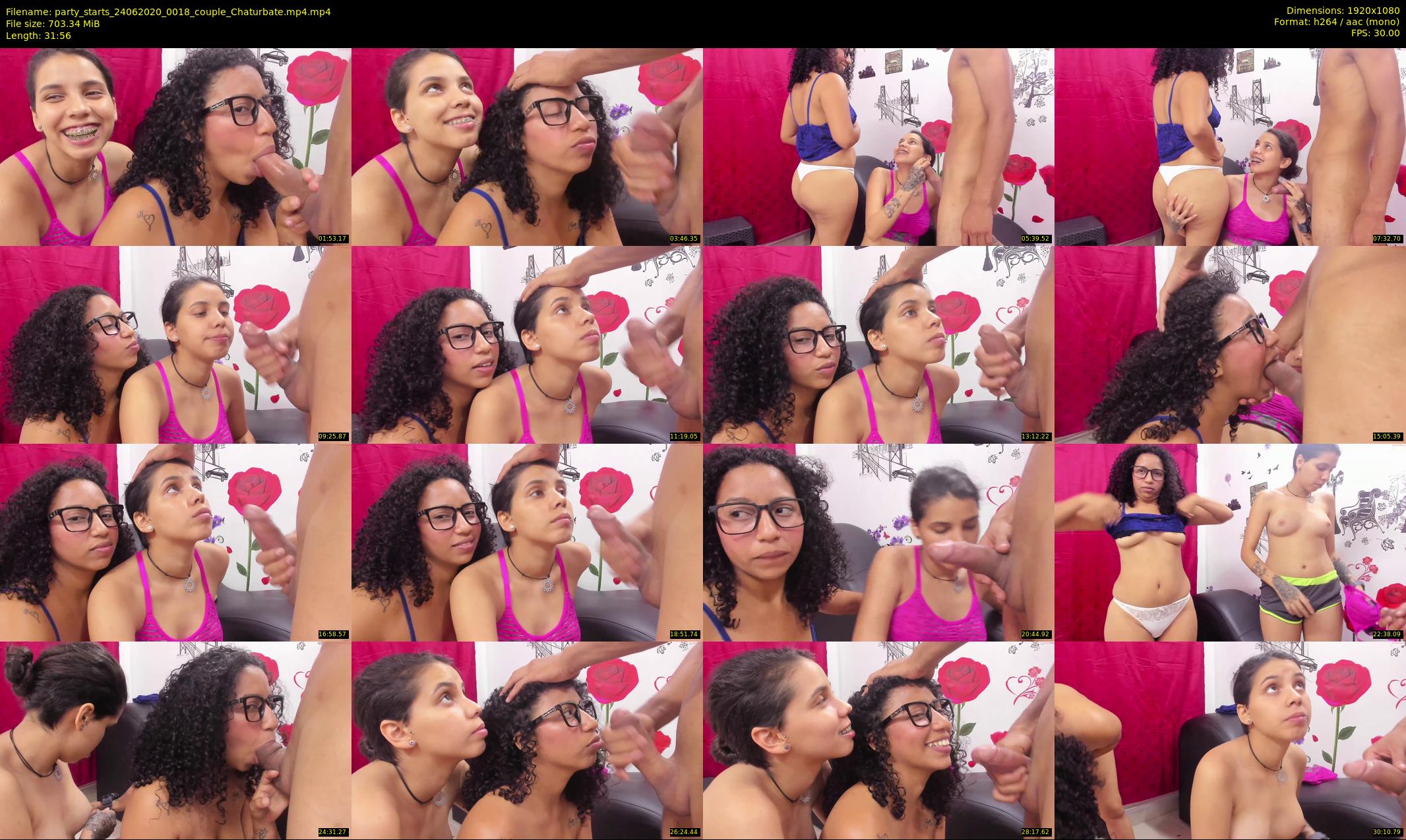 party_starts — 32 minute Chaturbate couple cam show recording, 1080p, Jun 24, 2020