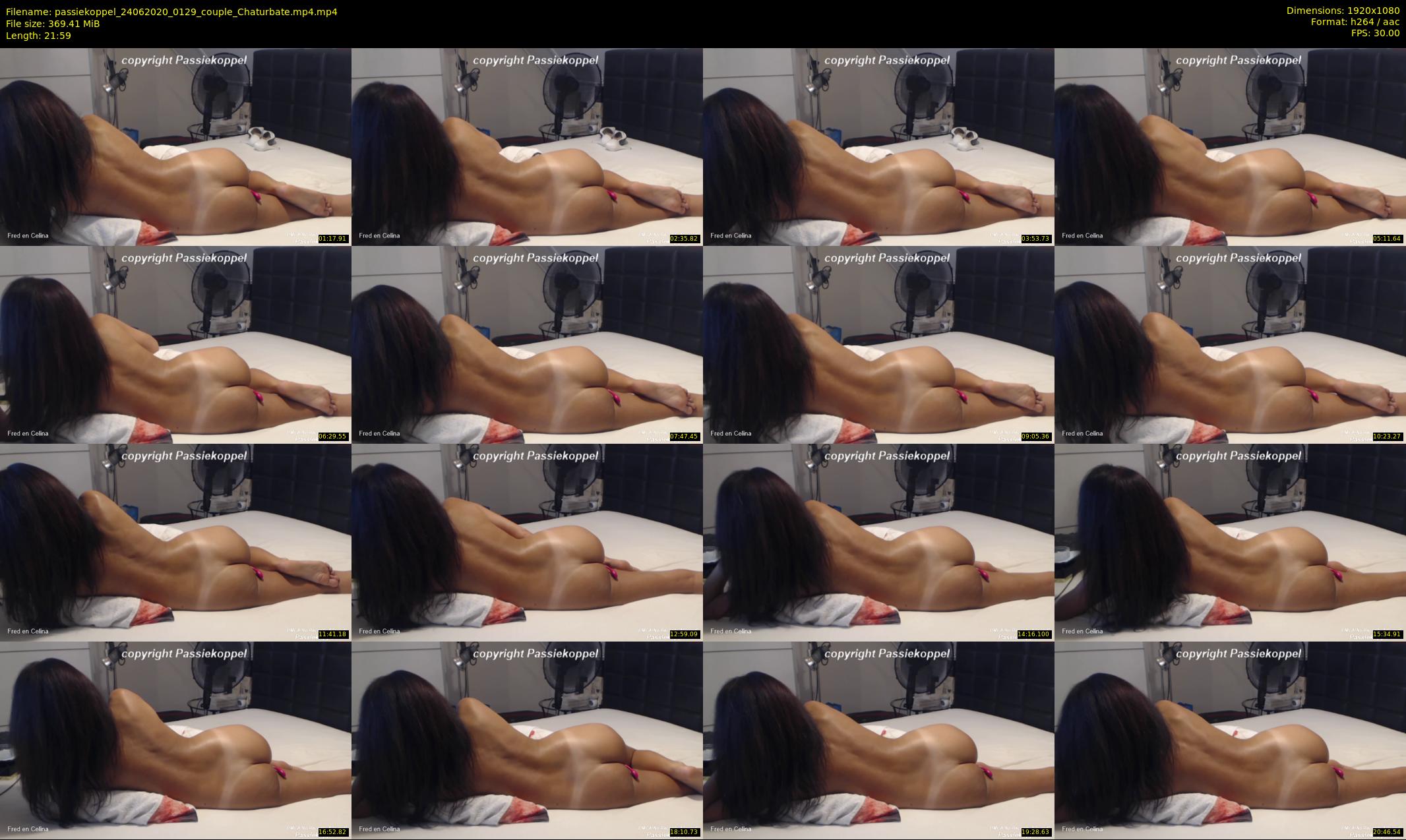 passiekoppel — 22 minute Chaturbate couple cam show recording, 1080p, Jun 24, 2020