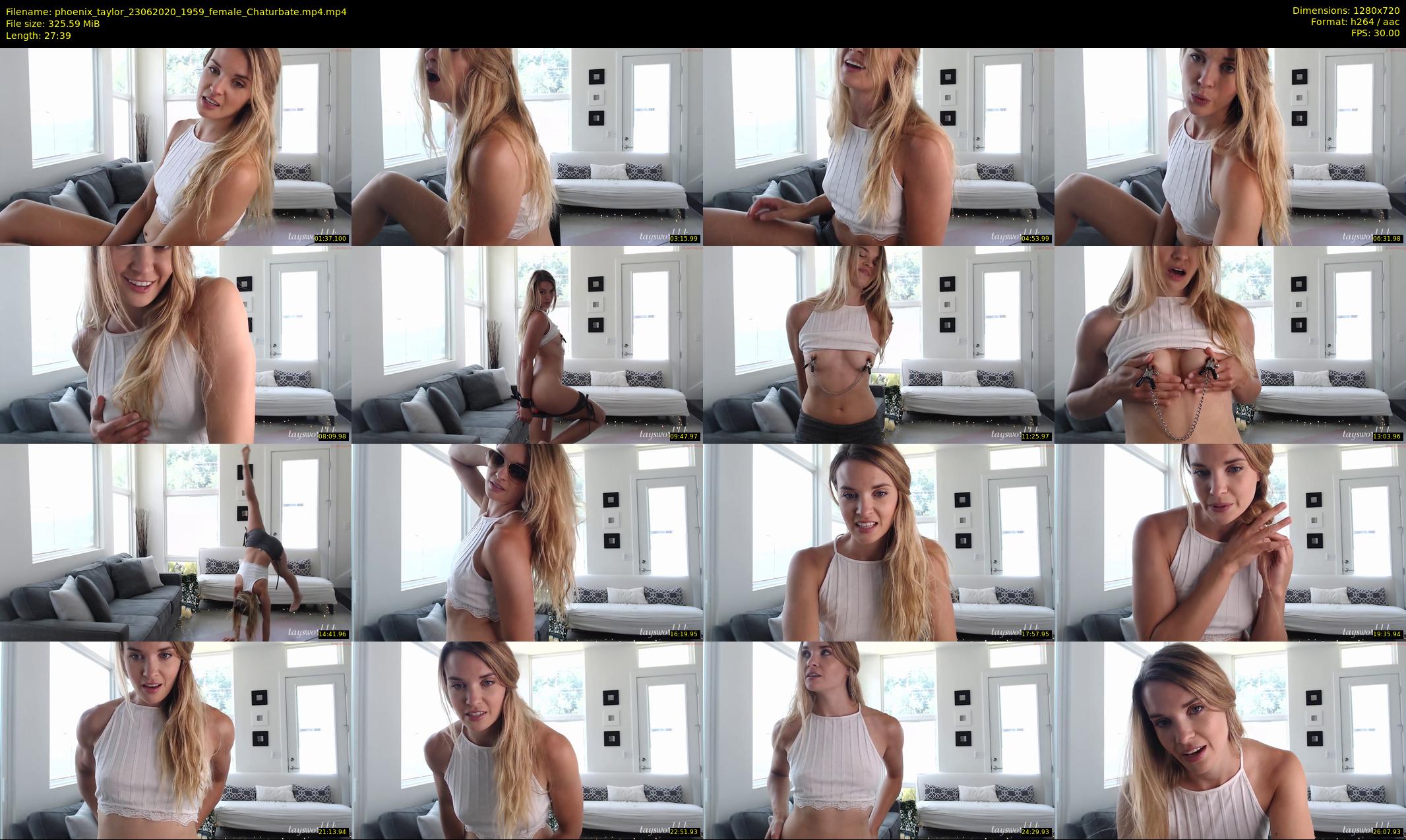 phoenix_taylor — 28 minute Chaturbate female cam show recording, 720p, Jun 23, 2020