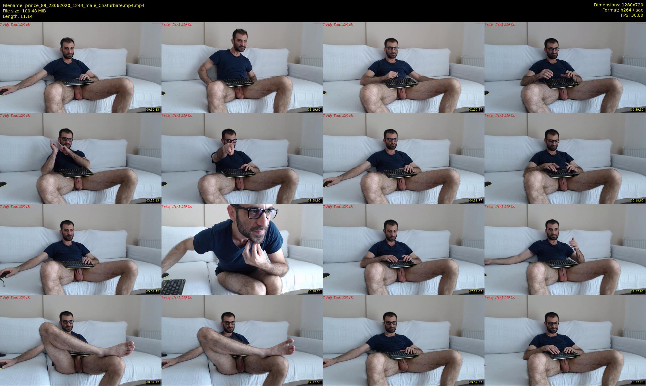 prince_89 — 12 minute Chaturbate male cam show recording, 720p, Jun 23, 2020