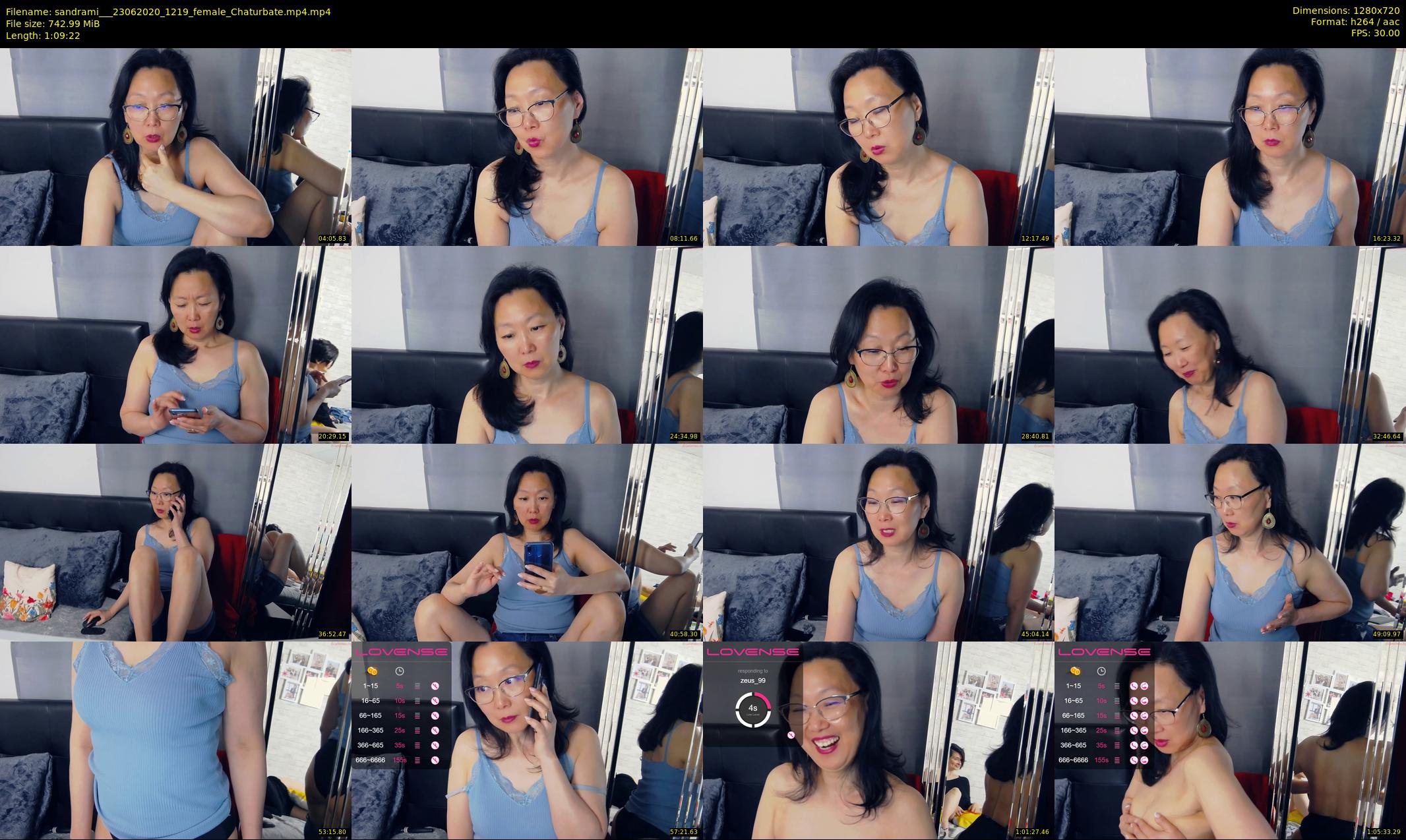 sandrami__ — 70 minute Chaturbate female cam show recording, 720p, Jun 23, 2020